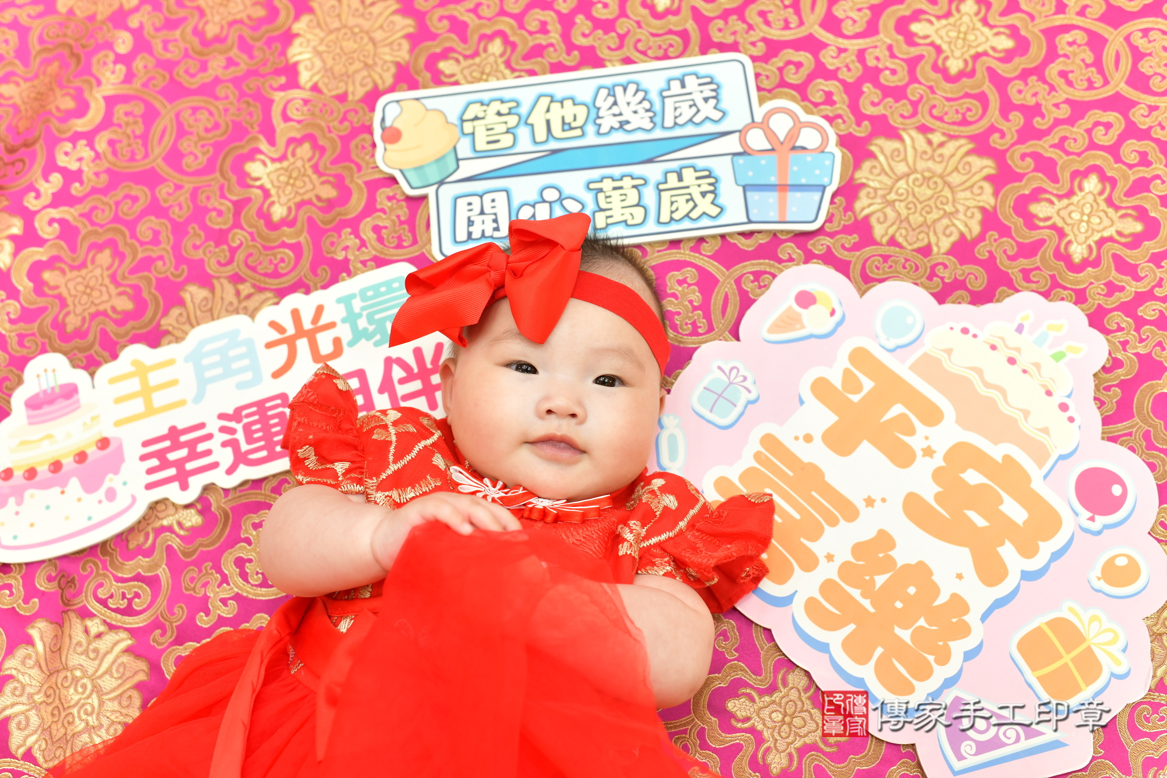 2025-03-16小寧寶寶收涎，小孩古裝禮服照。地點：傳家「台中店」古禮會場照片集