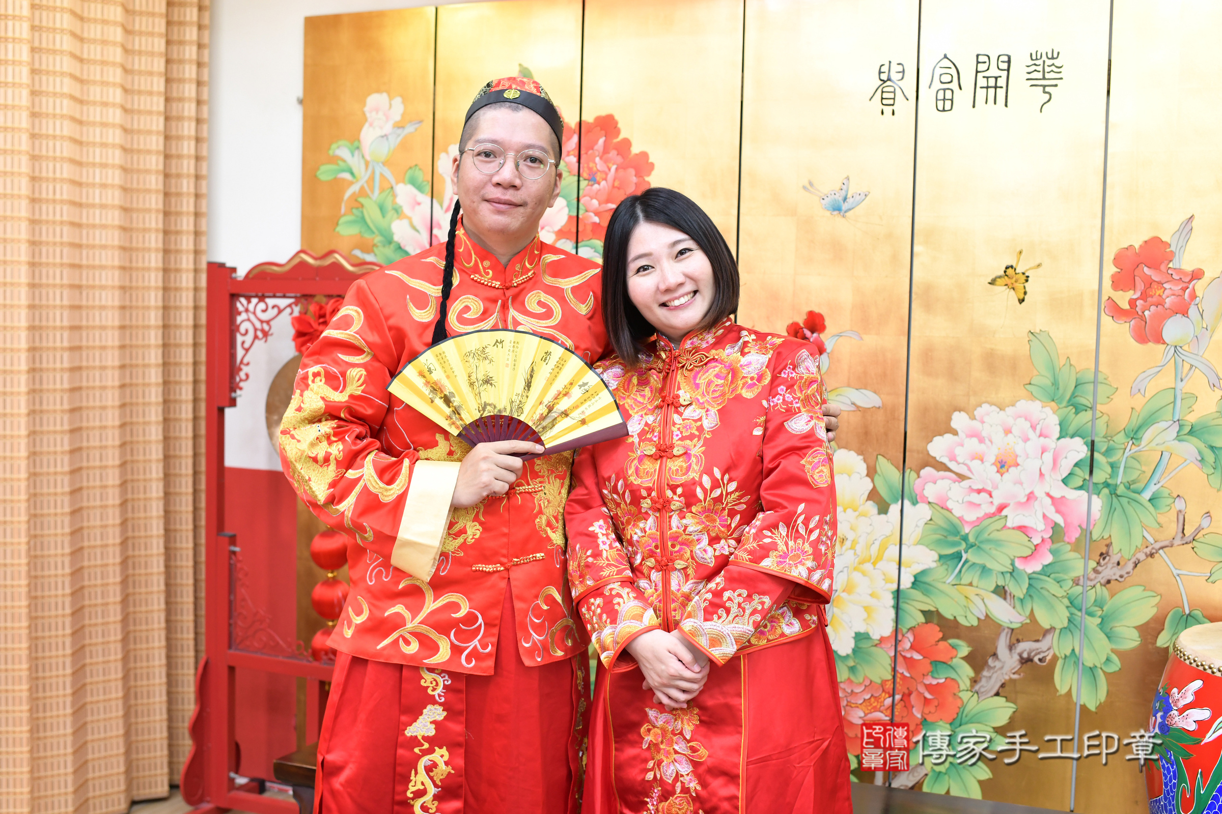 2025-05-17芮芮寶寶收涎，成人與小孩古裝禮服照。地點：傳家「台北店」古禮會場照片集