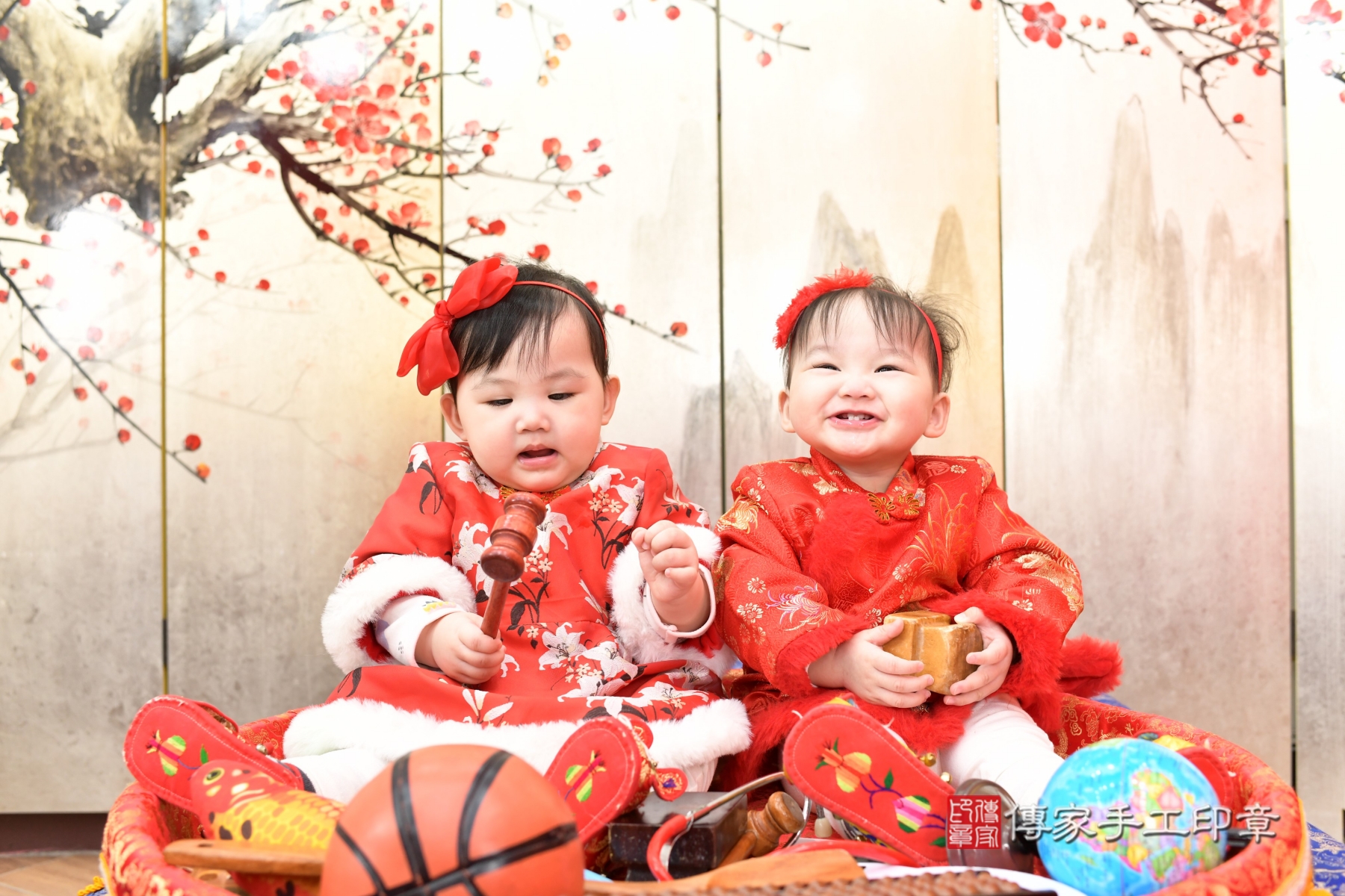 2026-01-29宣宣寶貝、宥宥寶貝抓周，小孩古裝禮服照。地點：傳家「新北店」古禮會場照片集