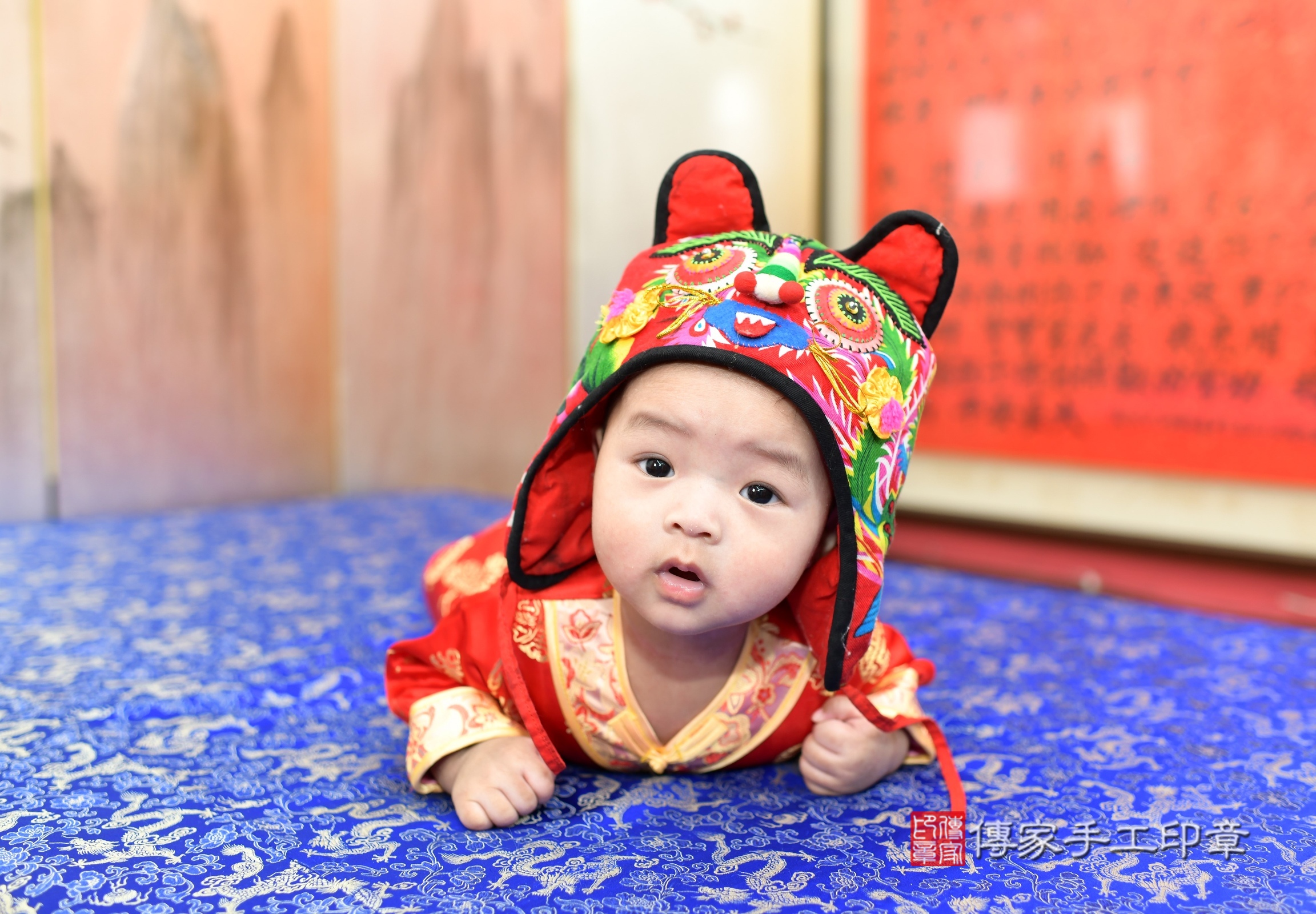 2025-05-01小淵寶寶收涎，小孩古裝禮服照。地點：傳家「新北店」古禮會場照片集