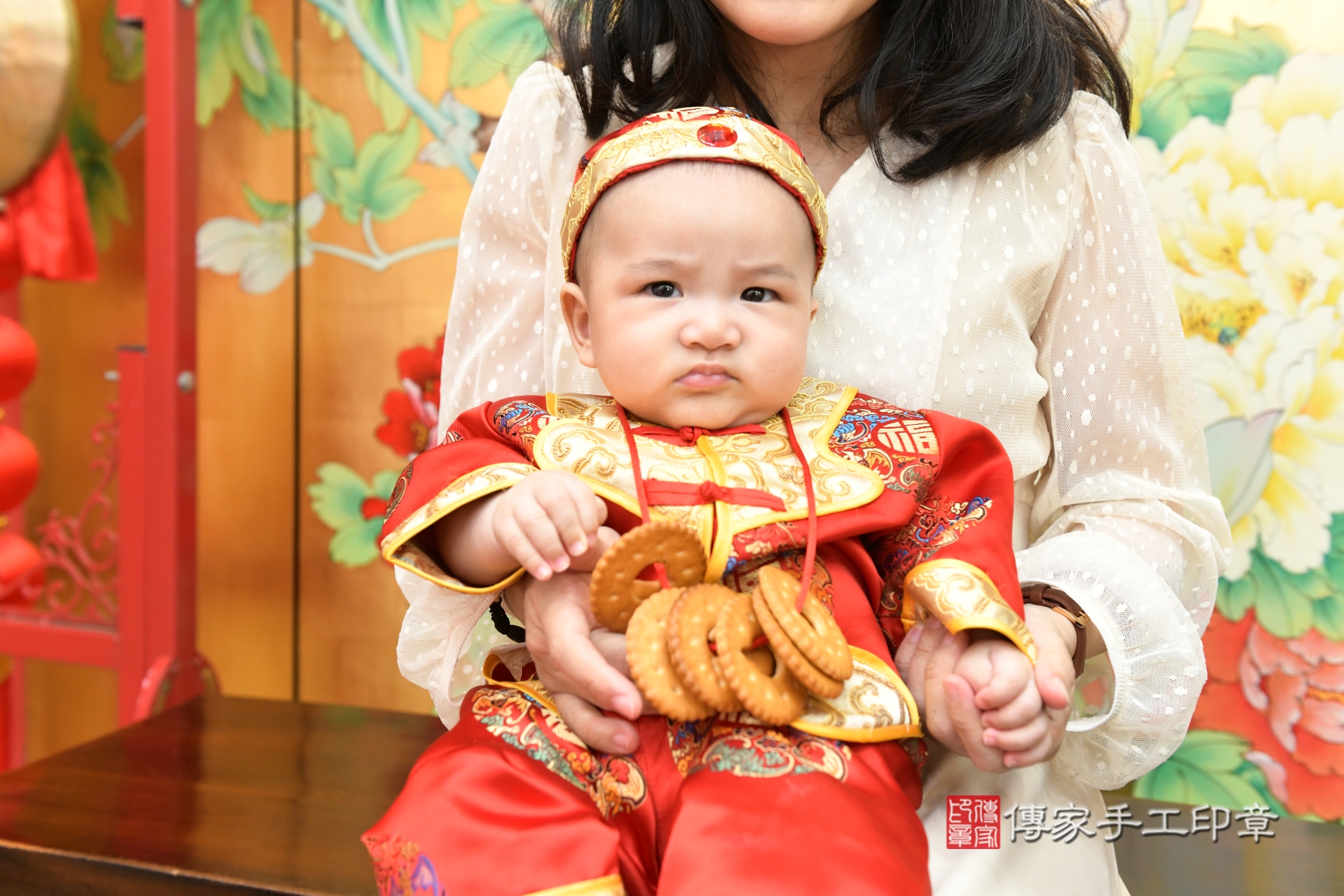 2026-03-19小元寶寶收涎，小孩古裝禮服照。地點：傳家「台北店」古禮會場照片集