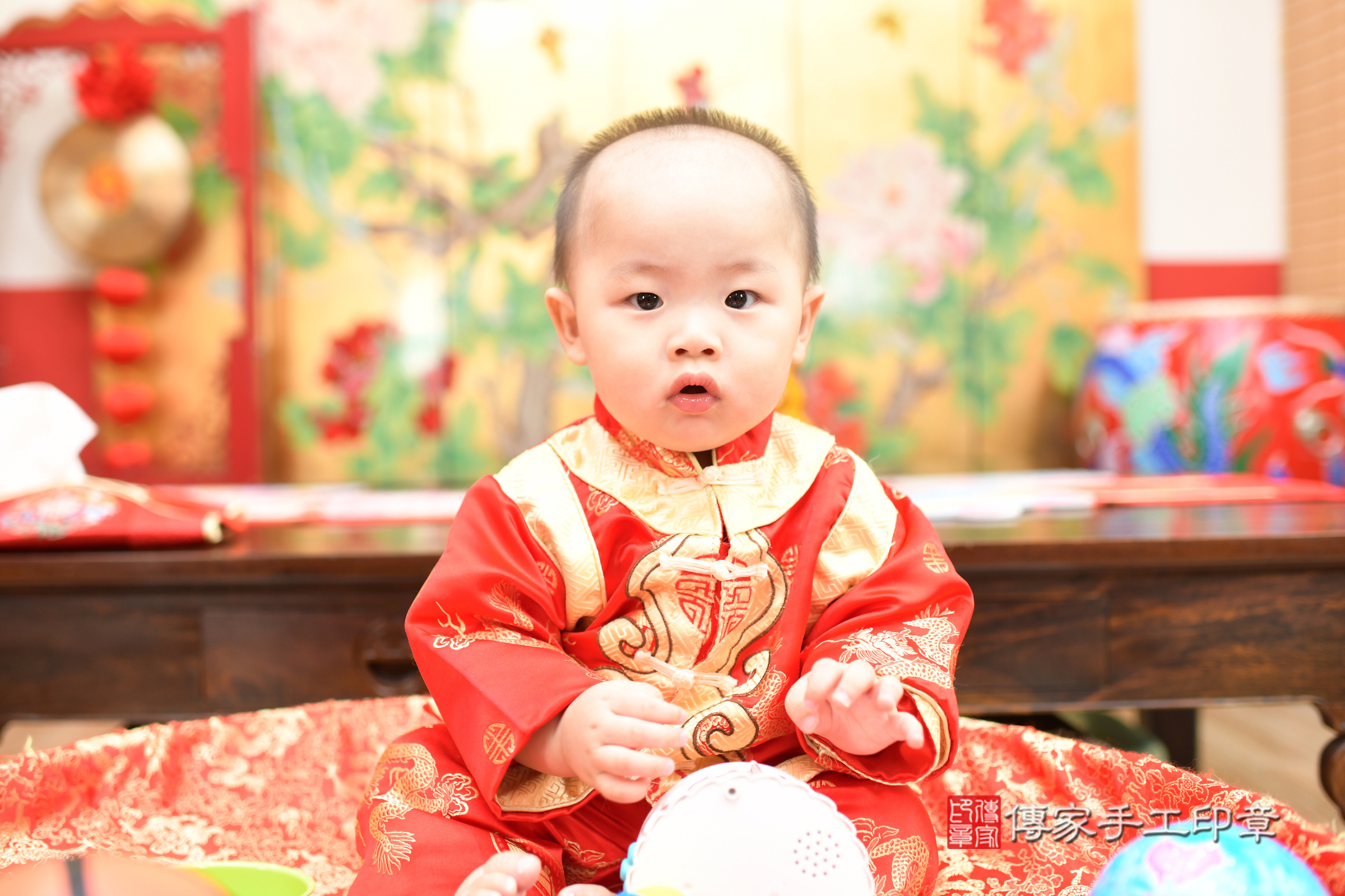 2025-07-18小勳寶寶抓周，小孩古裝禮服照。地點：傳家「台北店」古禮會場照片集