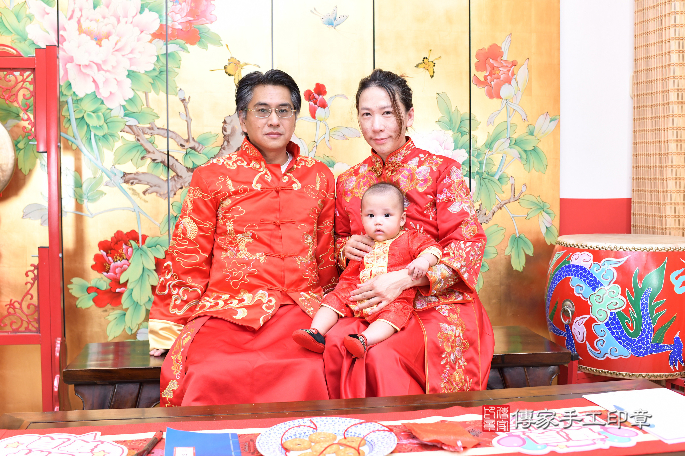 2025-07-26恩恩寶寶收涎,小孩古裝禮服照。地點:傳家「台北店」古禮會場照片集