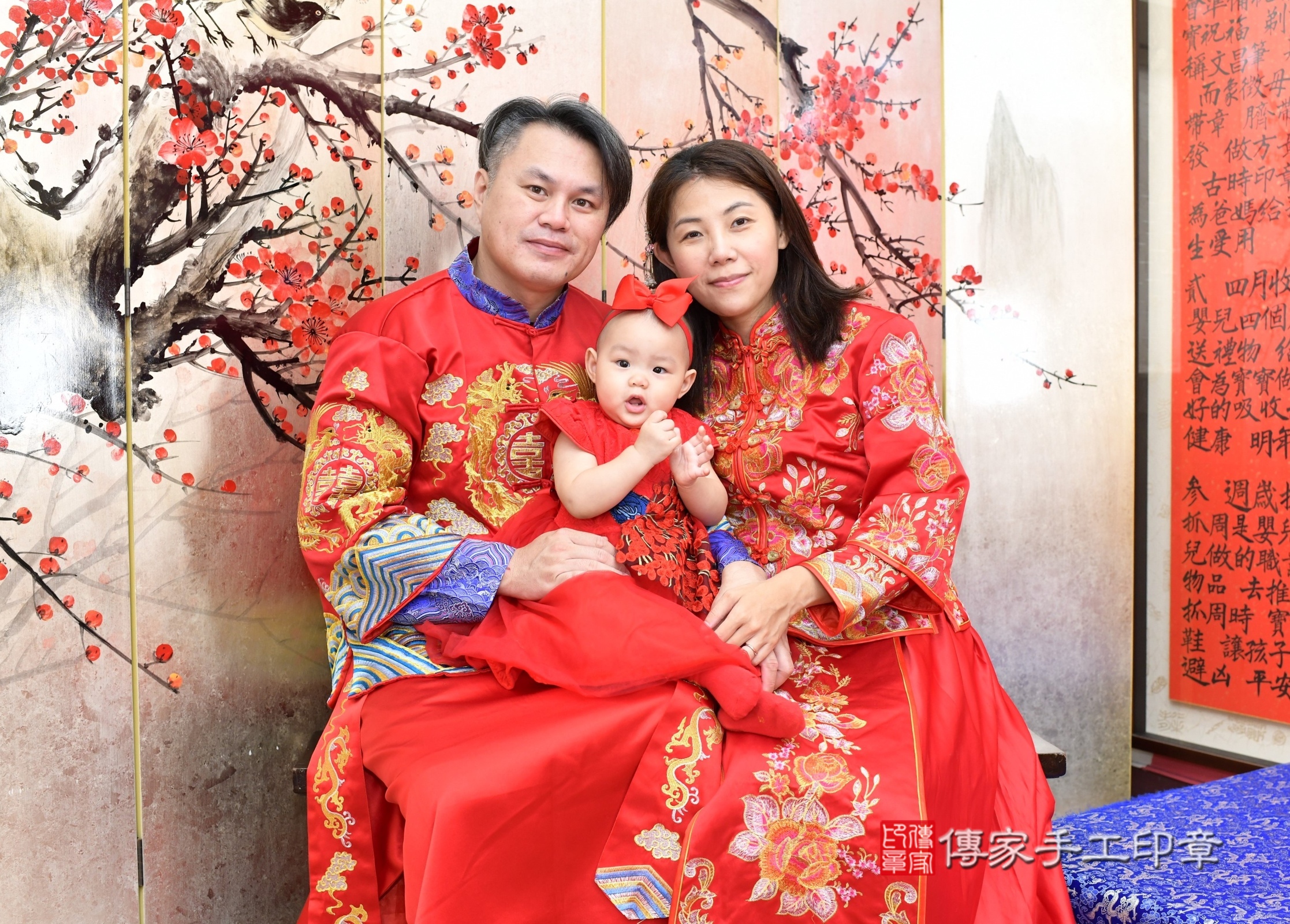 2025-08-23瑄瑄寶寶抓周，成人與小孩古裝禮服照。地點：傳家「新北店」古禮會場照片集