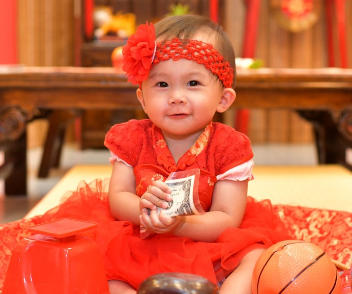 2021-09-09董寶寶，小孩禮服(女)中式古裝禮服禮照照片集