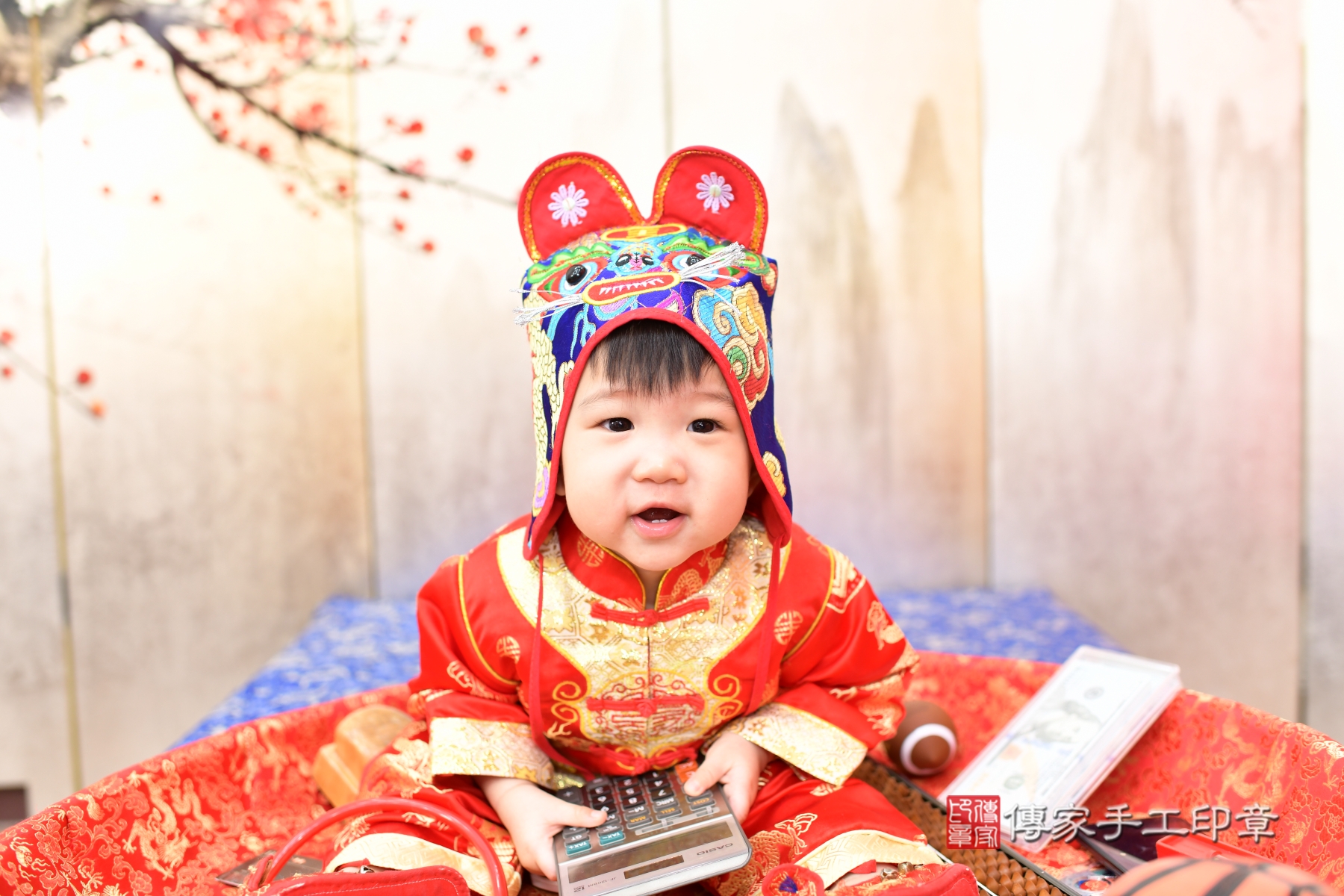 2026-01-20小晅寶貝抓周，小孩古裝禮服照。地點：傳家「台北店」古禮會場照片集