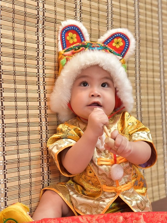 2020-11-28黃寶寶，小孩禮服(男)中式古裝禮服禮照照片集