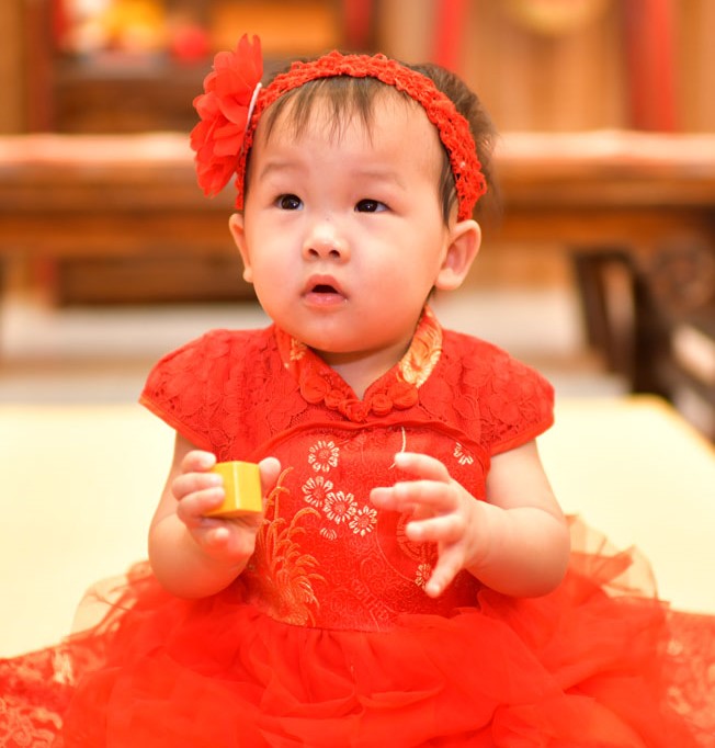 2021-09-03游寶寶，小孩禮服(女)中式古裝禮服禮照照片集