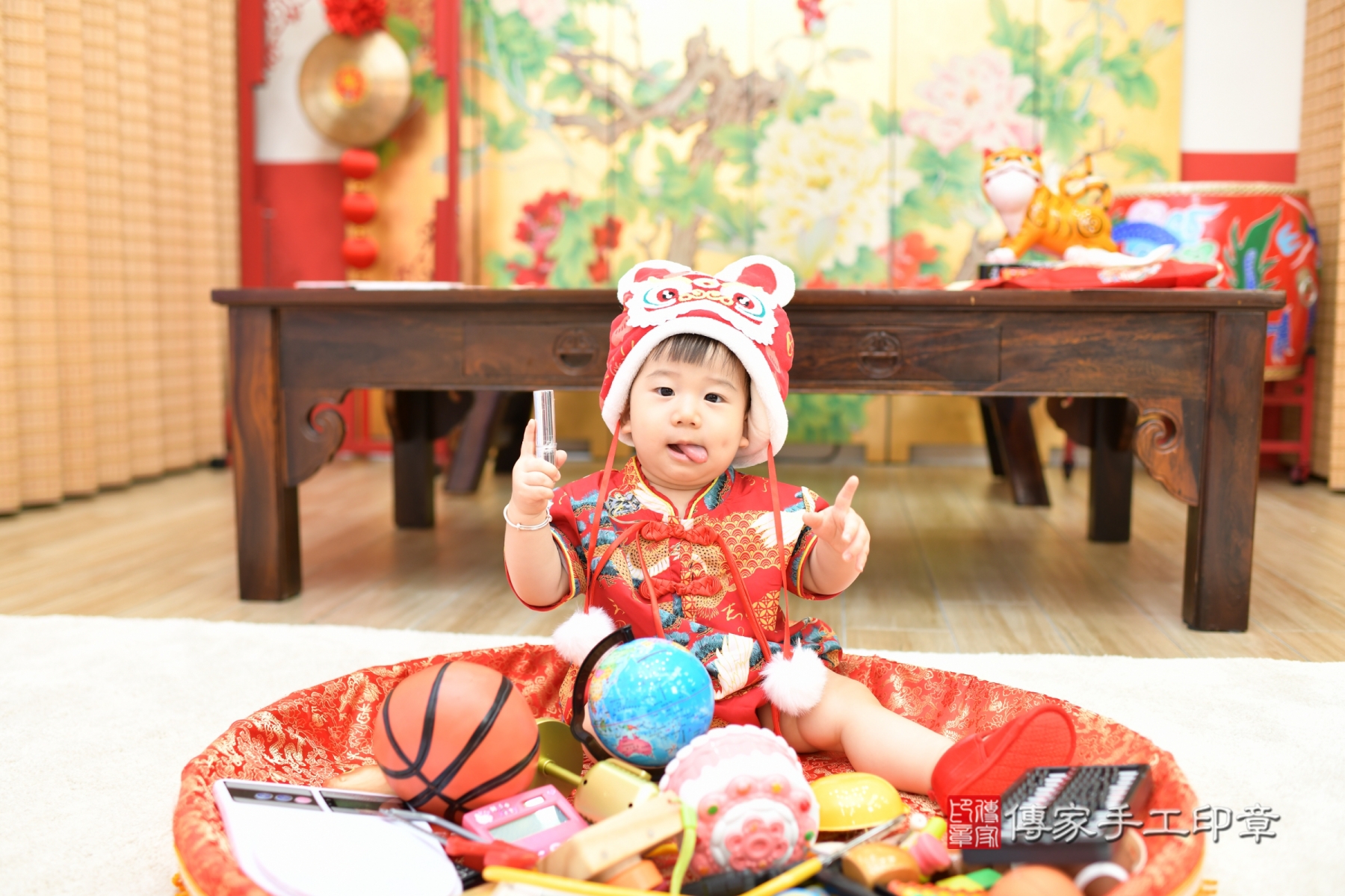 2025-11-27澄寶貝抓周，小孩古裝禮服照。地點：傳家「台北店」古禮會場照片集