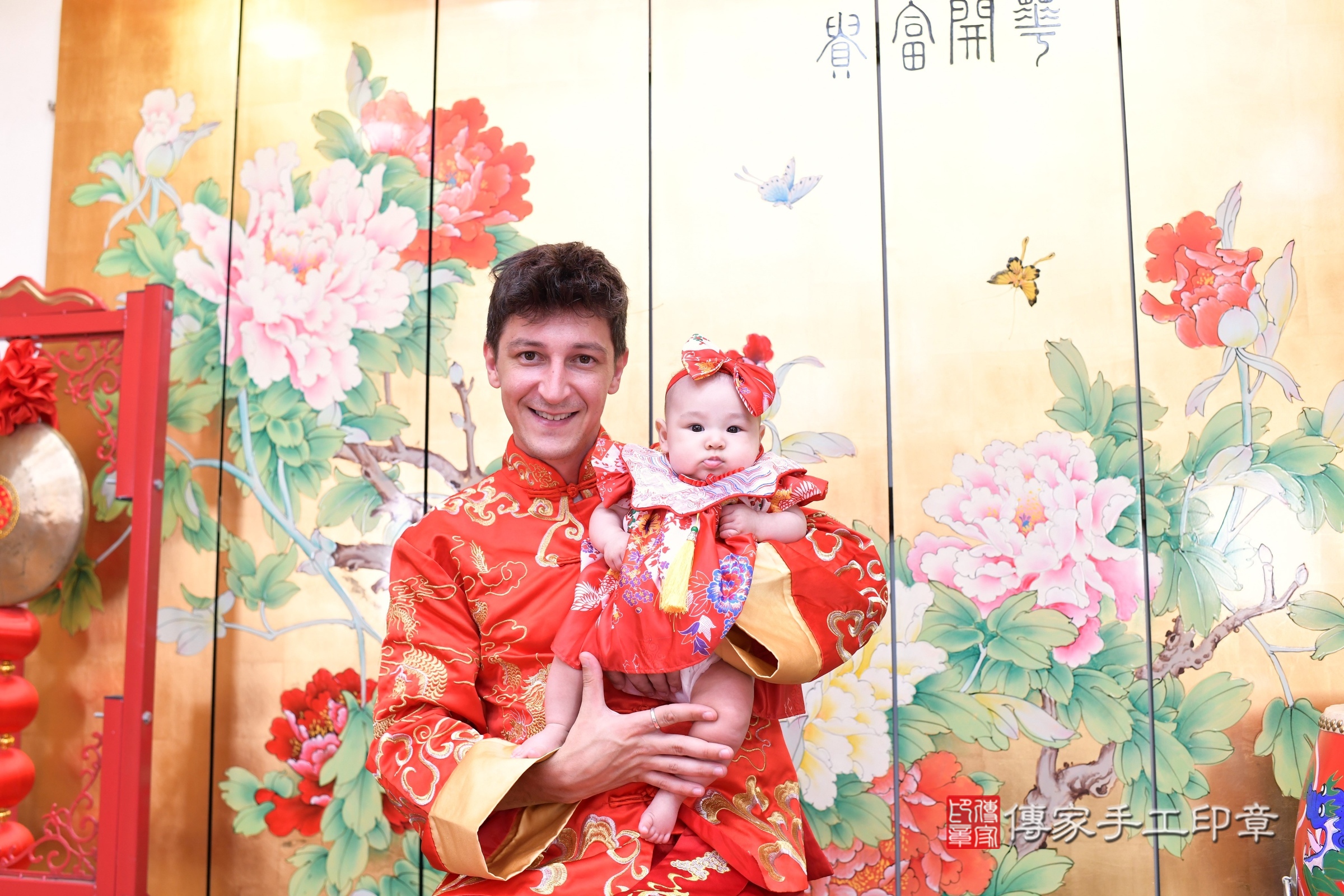2025-05-09宸宸寶寶剃頭，小孩古裝禮服照。地點：傳家「台北店」古禮會場照片集