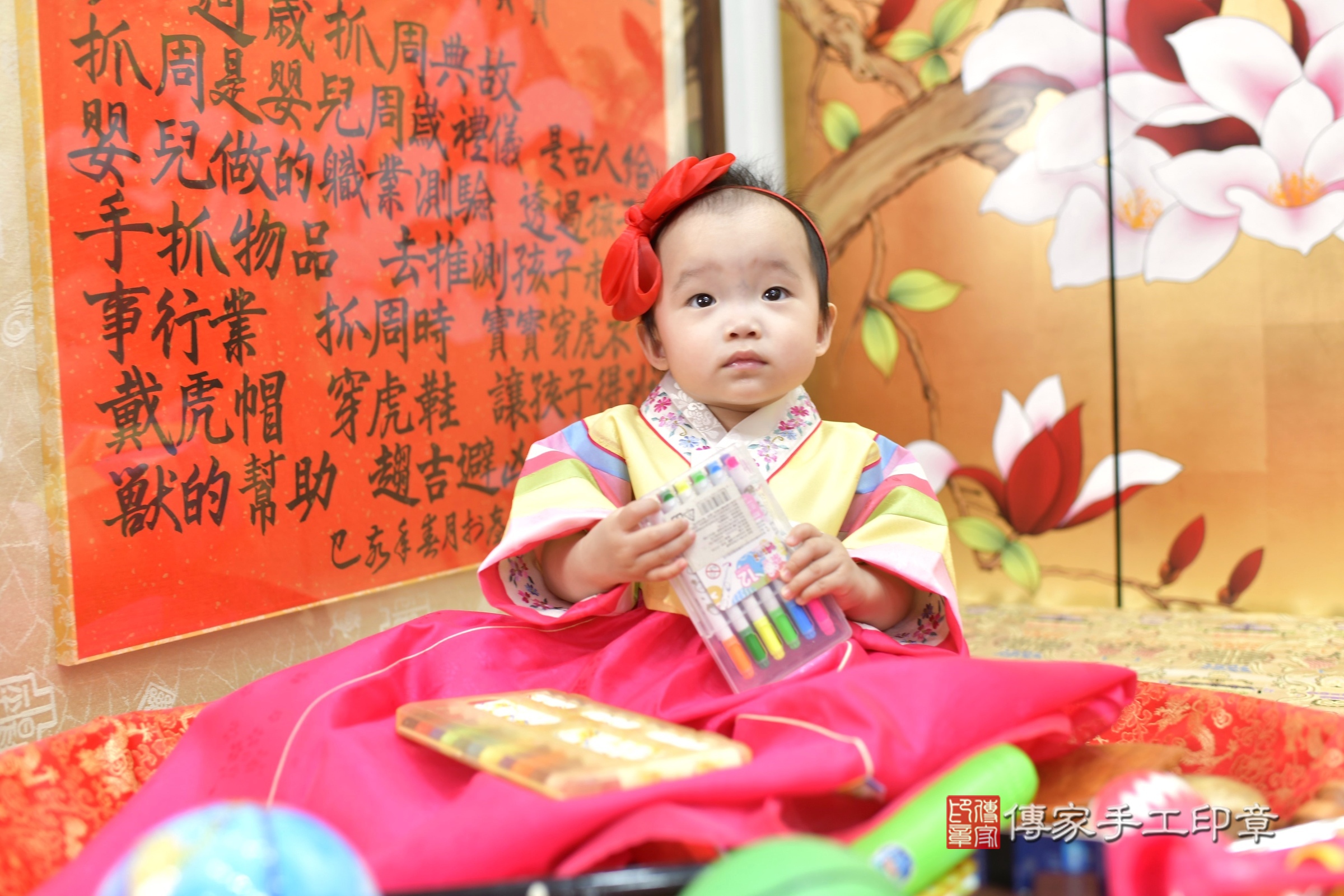 2025-08-16孜孜寶寶抓周，小孩古裝禮服照。地點：傳家「新竹店」古禮會場照片集
