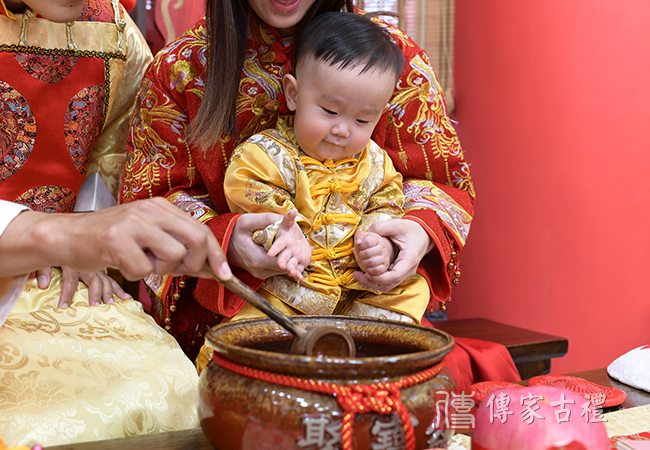 傳家古禮專業主持寶寶抓周祝福儀式淨手流程