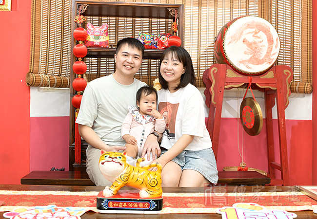 傳家正宗中國風抓周會場