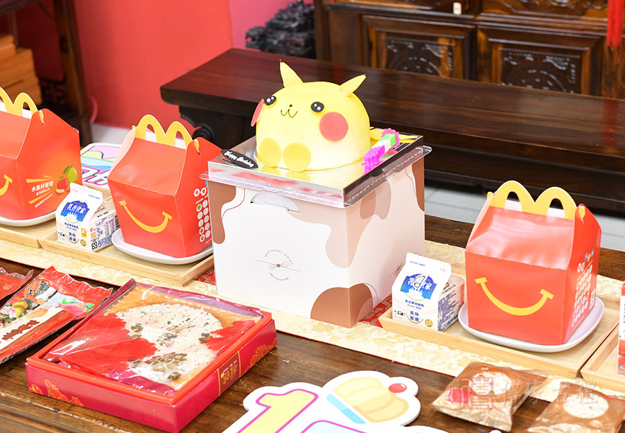 抓周簡易生日派對方案照