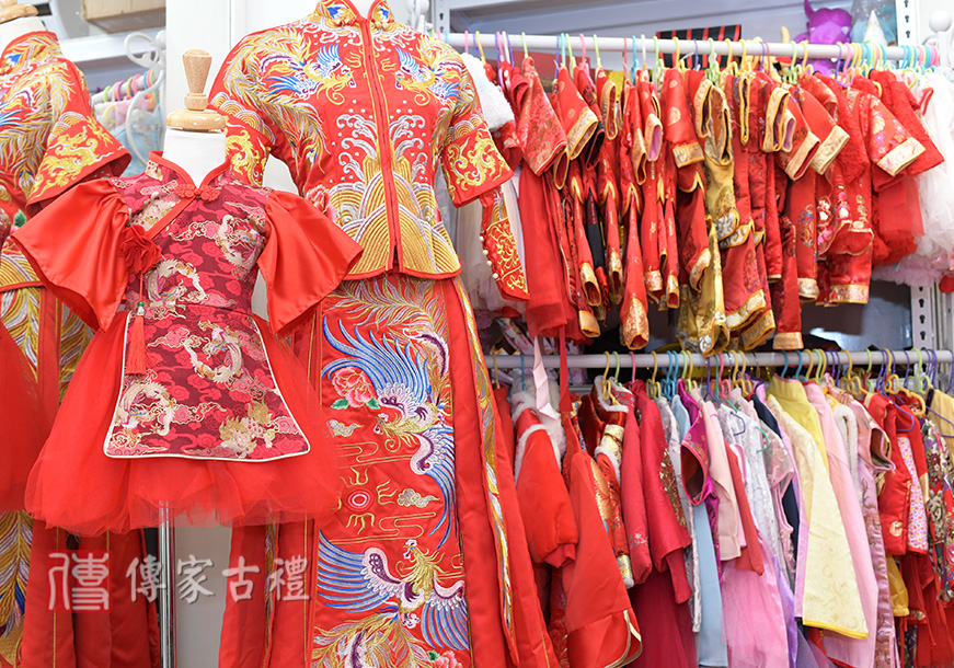 傳家台中會場場地，中式會場虎帽虎鞋區