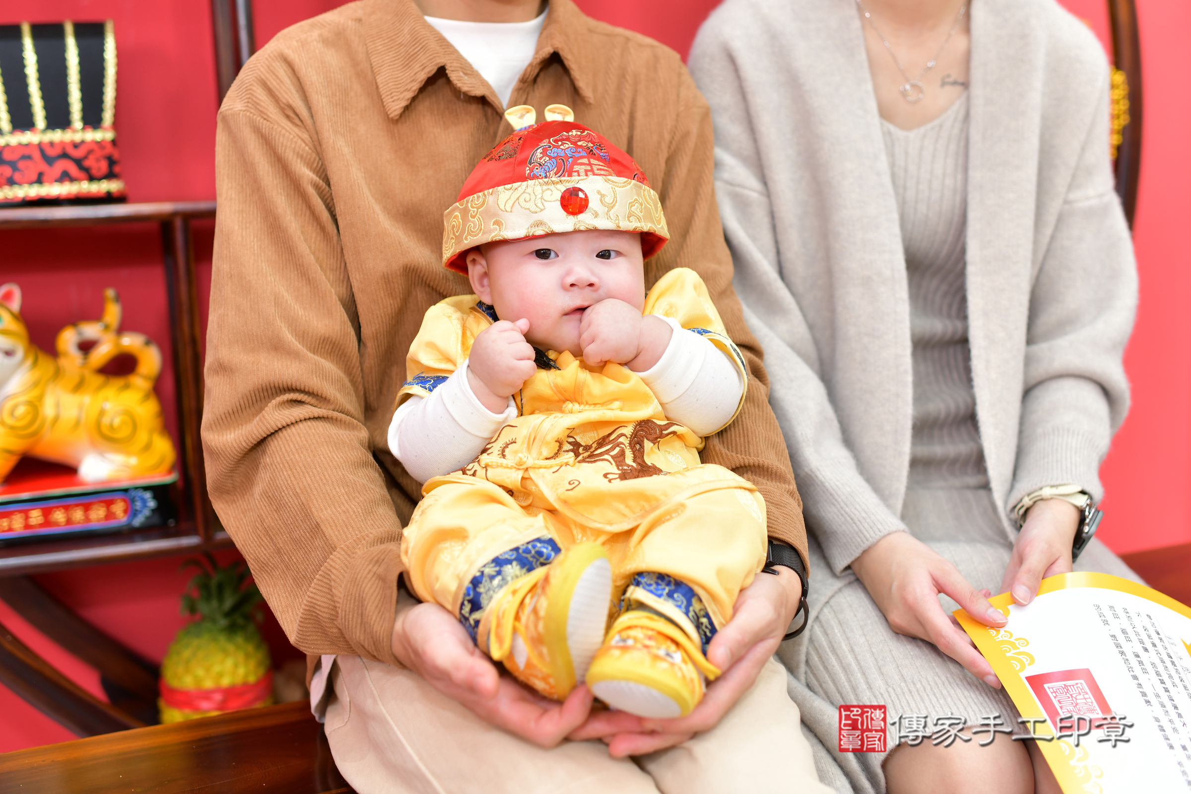 程寶寶收涎，古裝禮服(中國風)小孩照（台中店）照片1