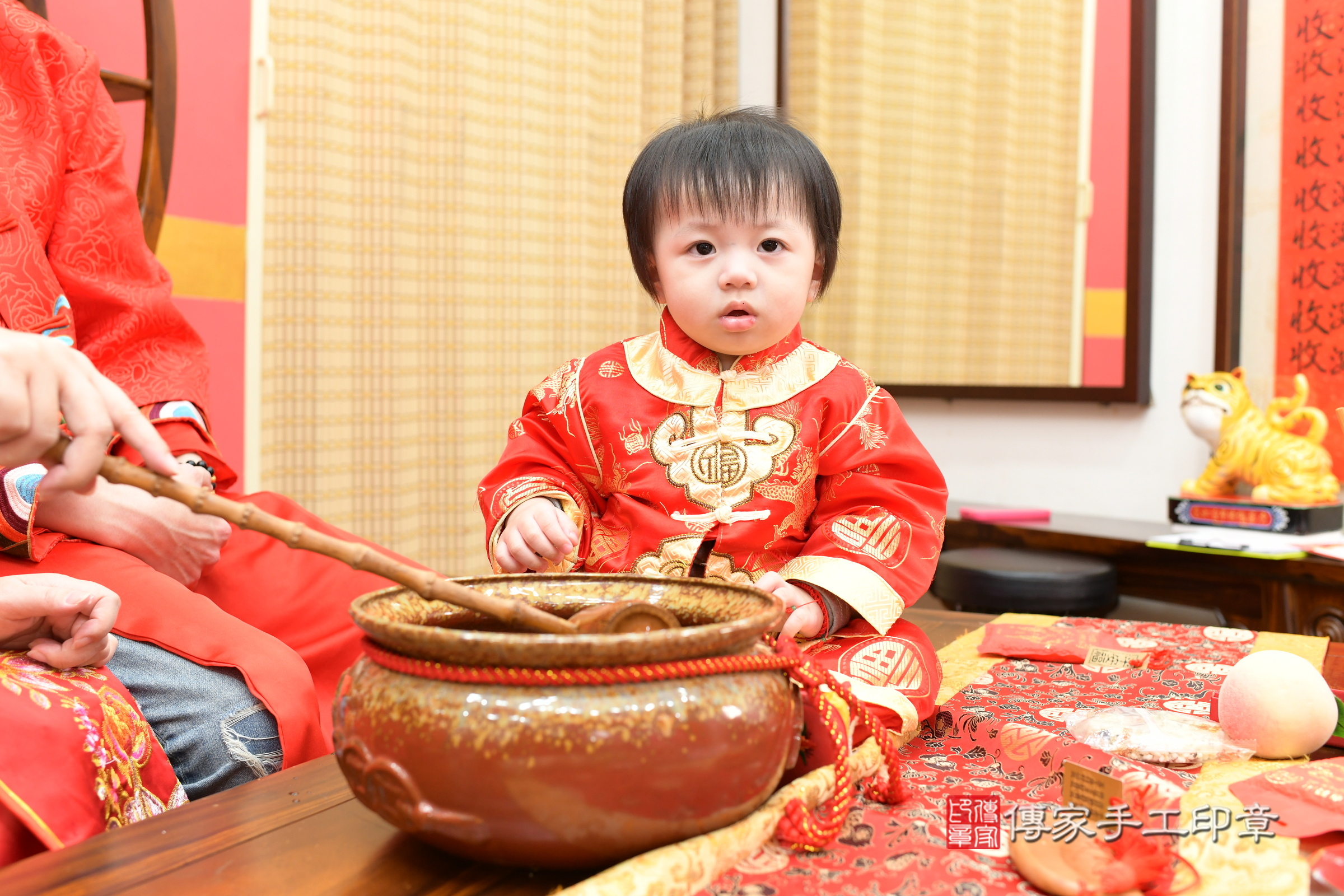 周寶寶抓周，古裝禮服(中國風)小孩照（新北店）照片4