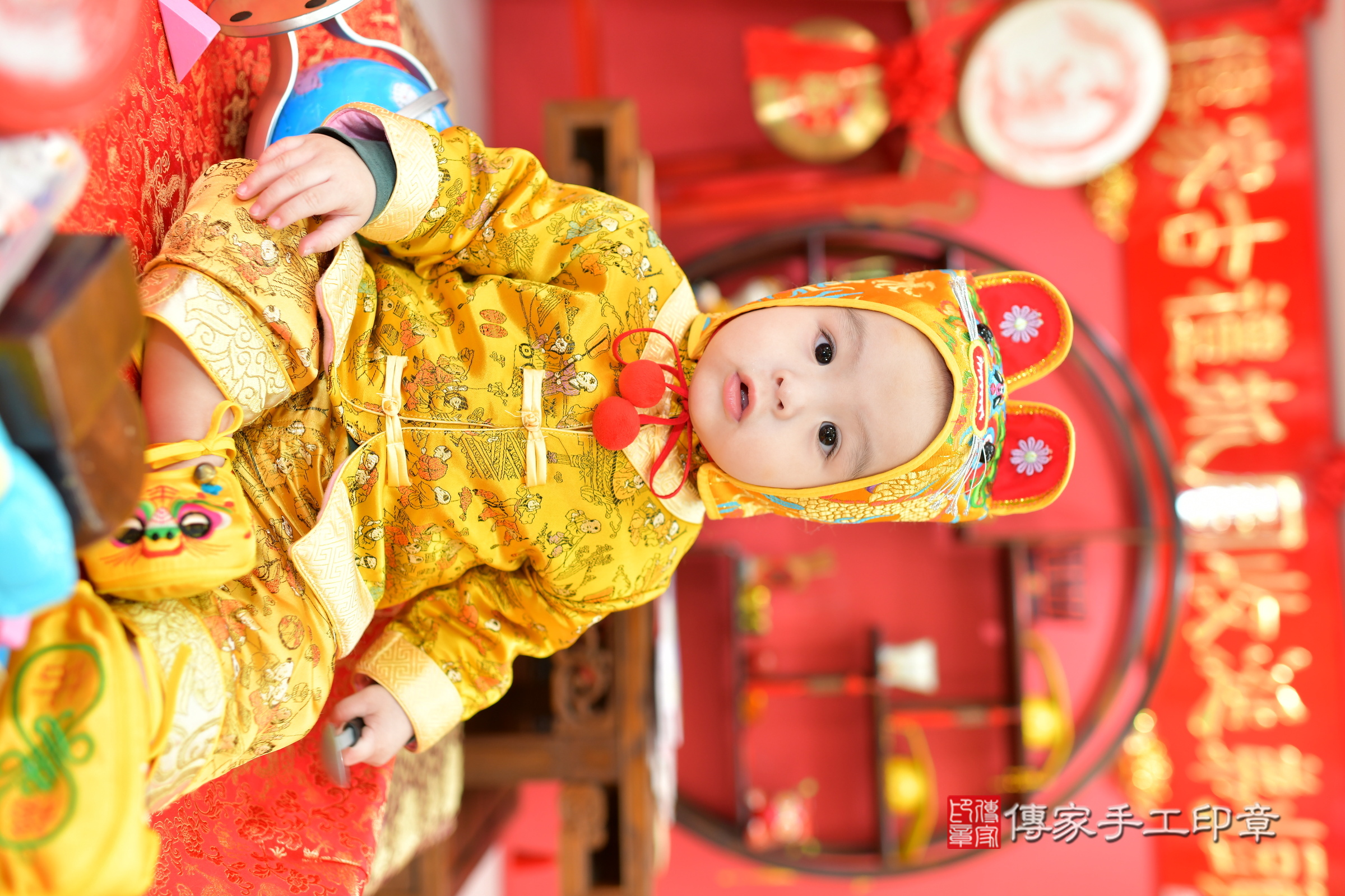張寶寶抓周，古裝禮服(中國風)小孩照（台中店）照片3