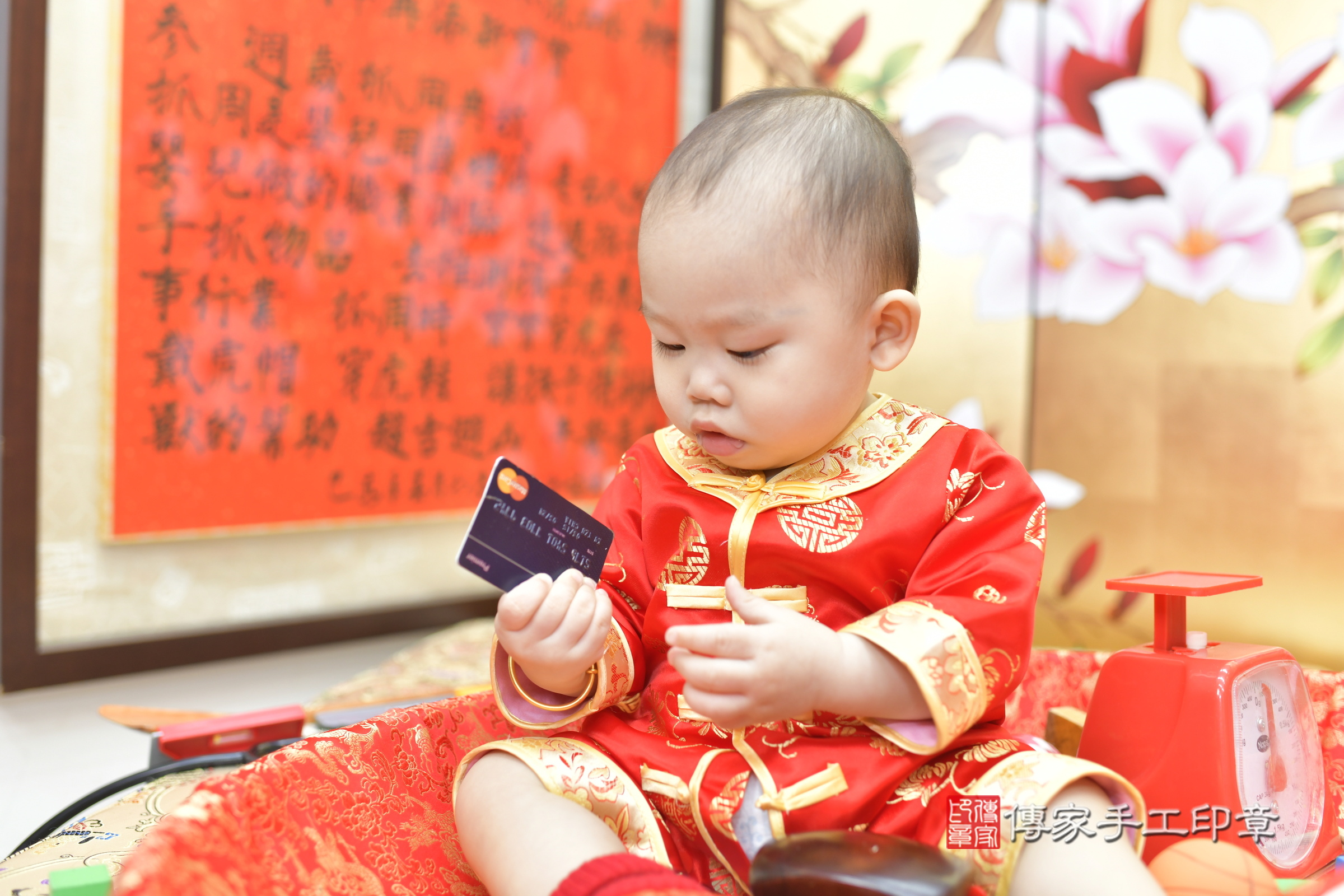 林寶寶抓周，小孩古裝禮服照。地點：傳家「新竹店」古禮會場，照片4