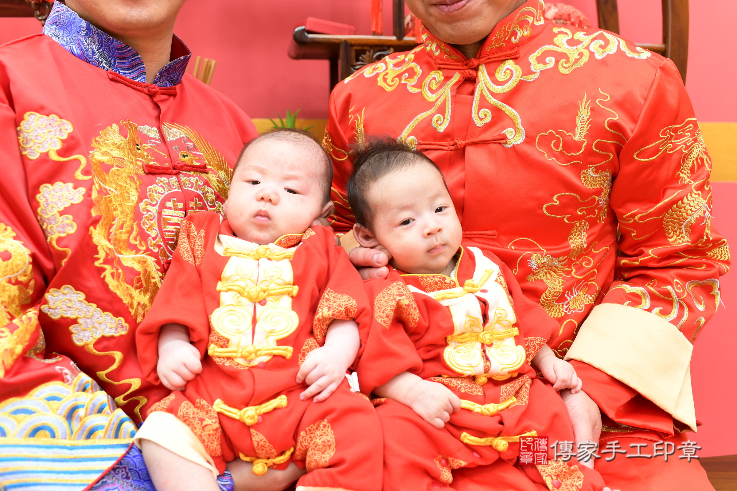 睿睿寶寶剃頭，小孩古裝禮服照。地點：傳家「新北店」古禮會場，照片3