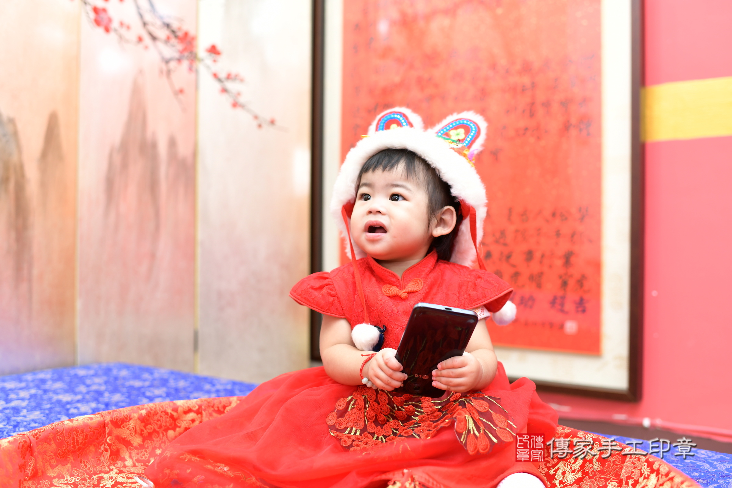 小澐寶寶抓周，小孩古裝禮服照。地點：傳家「新北店」古禮會場，照片4