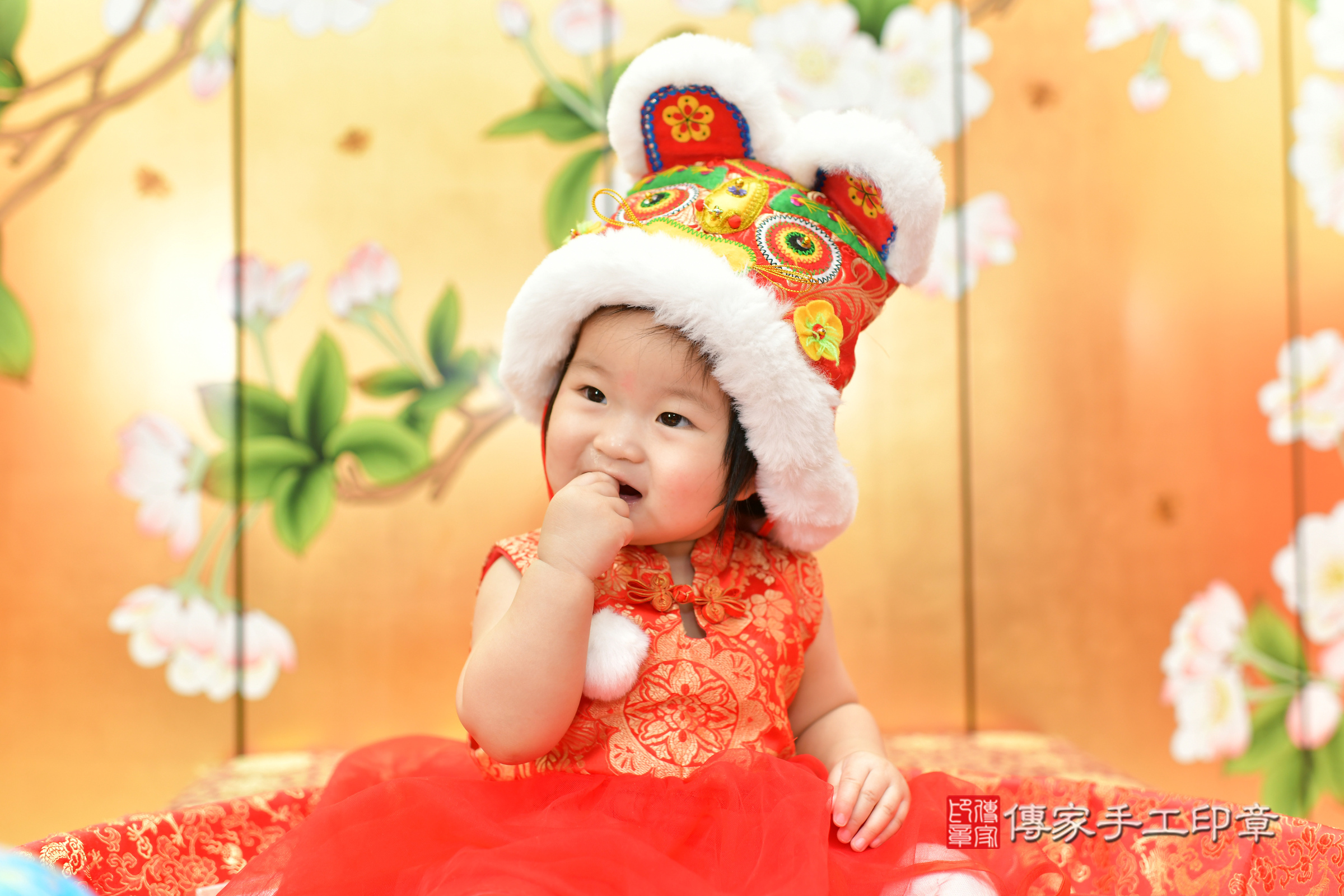 晴晴寶寶抓周，小孩古裝禮服照。地點：傳家「台中店」古禮會場，照片4