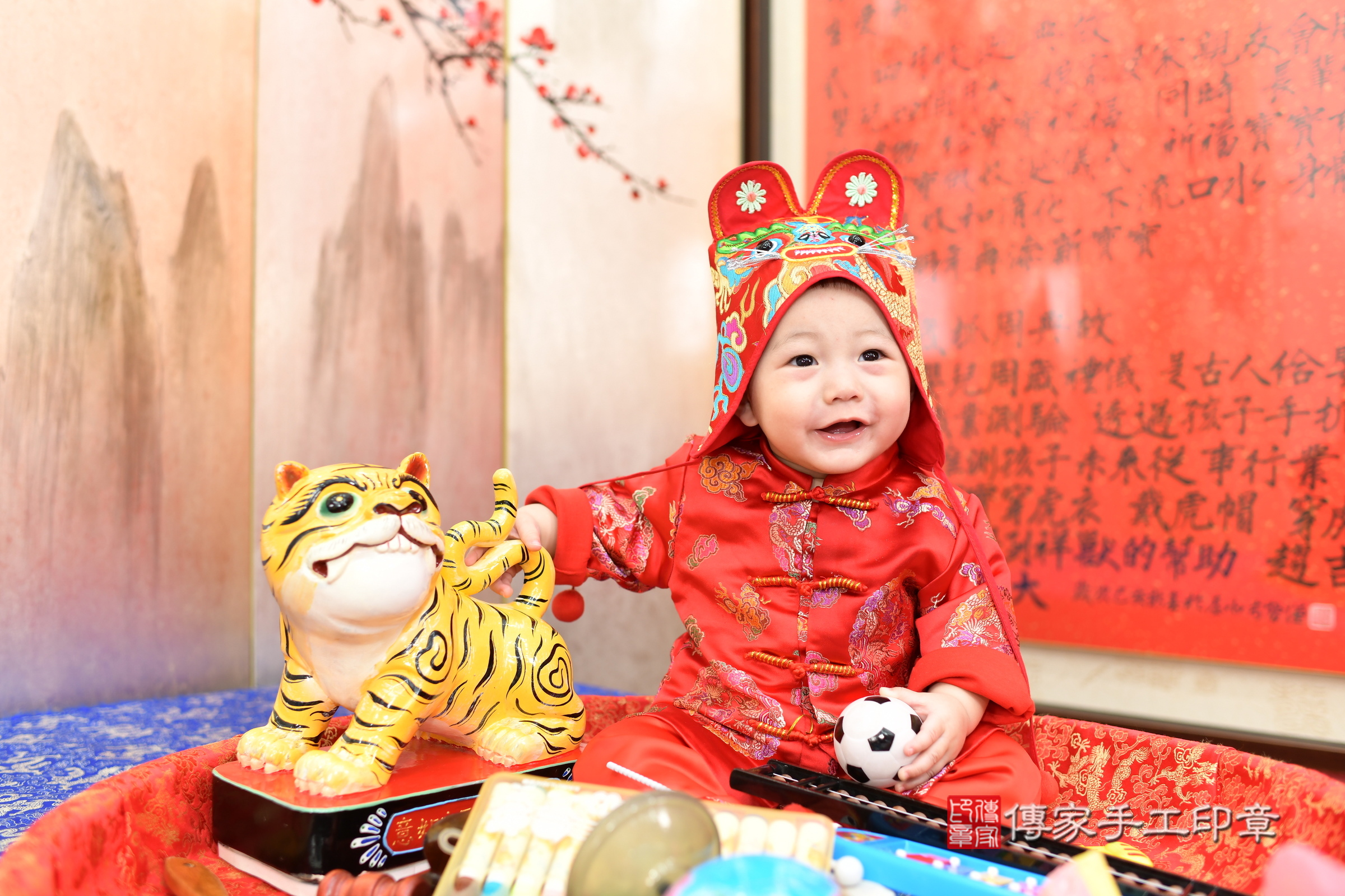 辰辰寶寶抓周，小孩古裝禮服照。地點：傳家「新北店」古禮會場，照片4