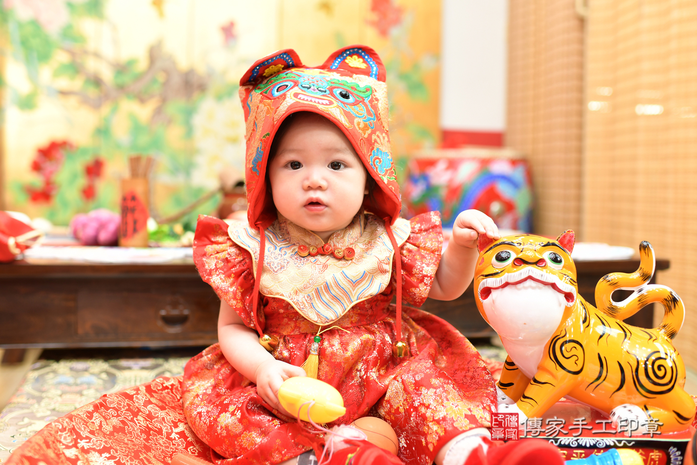 娜娜寶寶抓周，小孩古裝禮服照。地點：傳家「台北店」古禮會場，照片3