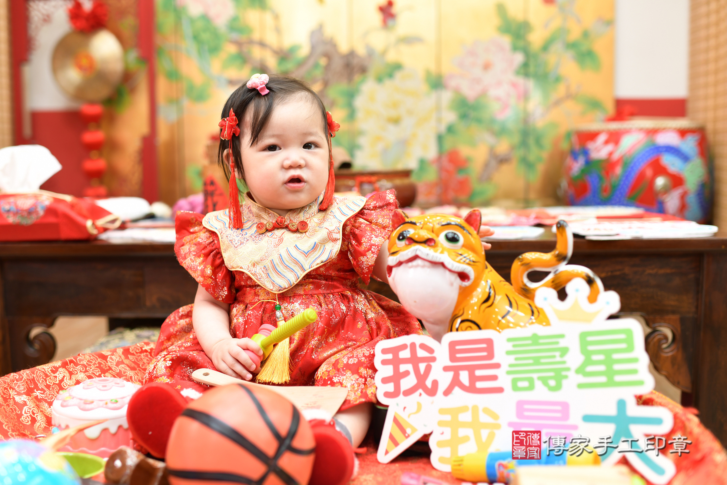 娜娜寶寶抓周，小孩古裝禮服照。地點：傳家「台北店」古禮會場，照片4