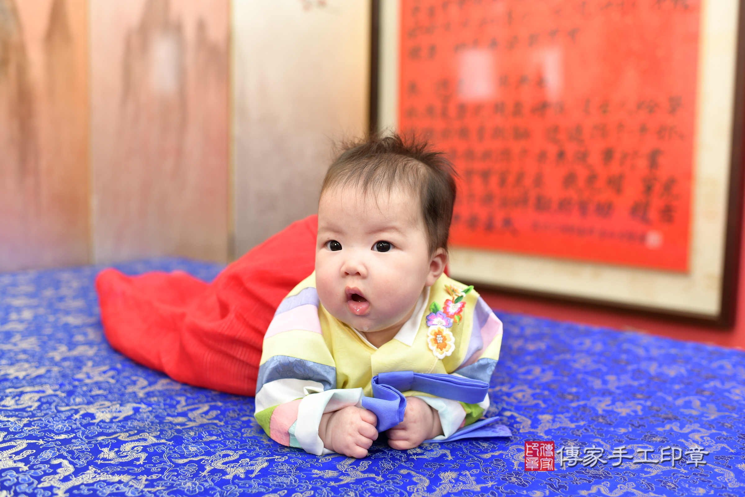 悅悅寶寶收涎，小孩古裝禮服照。地點：傳家「新北店」古禮會場，照片2