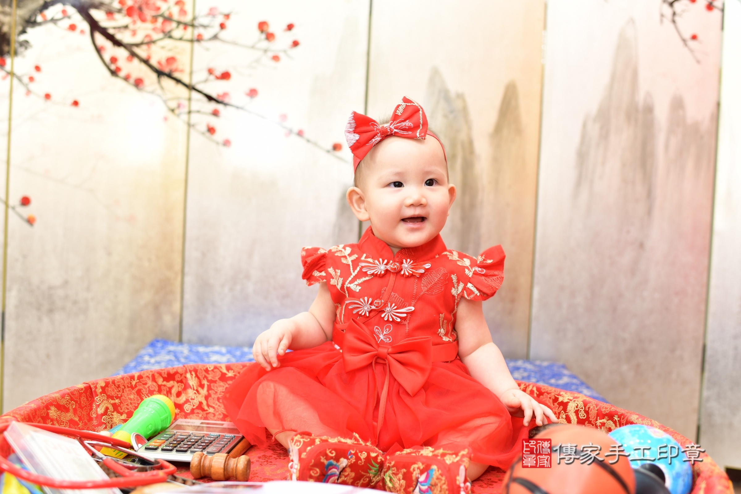 晴晴寶寶抓周，小孩古裝禮服照。地點：傳家「新北店」古禮會場，照片3