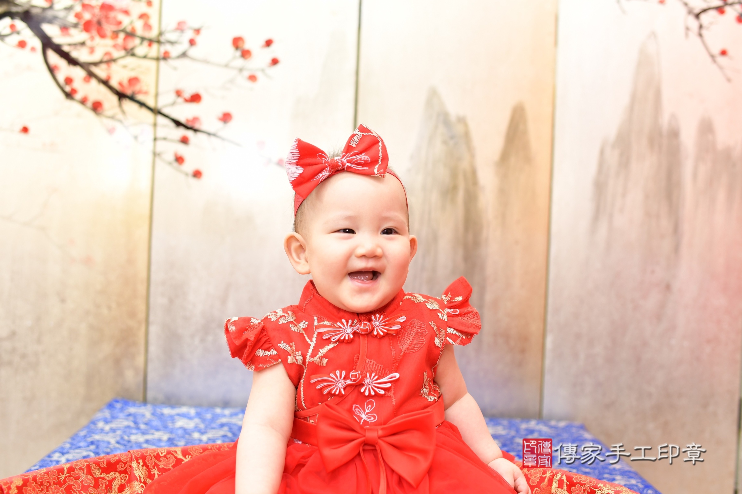 晴晴寶寶抓周，小孩古裝禮服照。地點：傳家「新北店」古禮會場，照片2