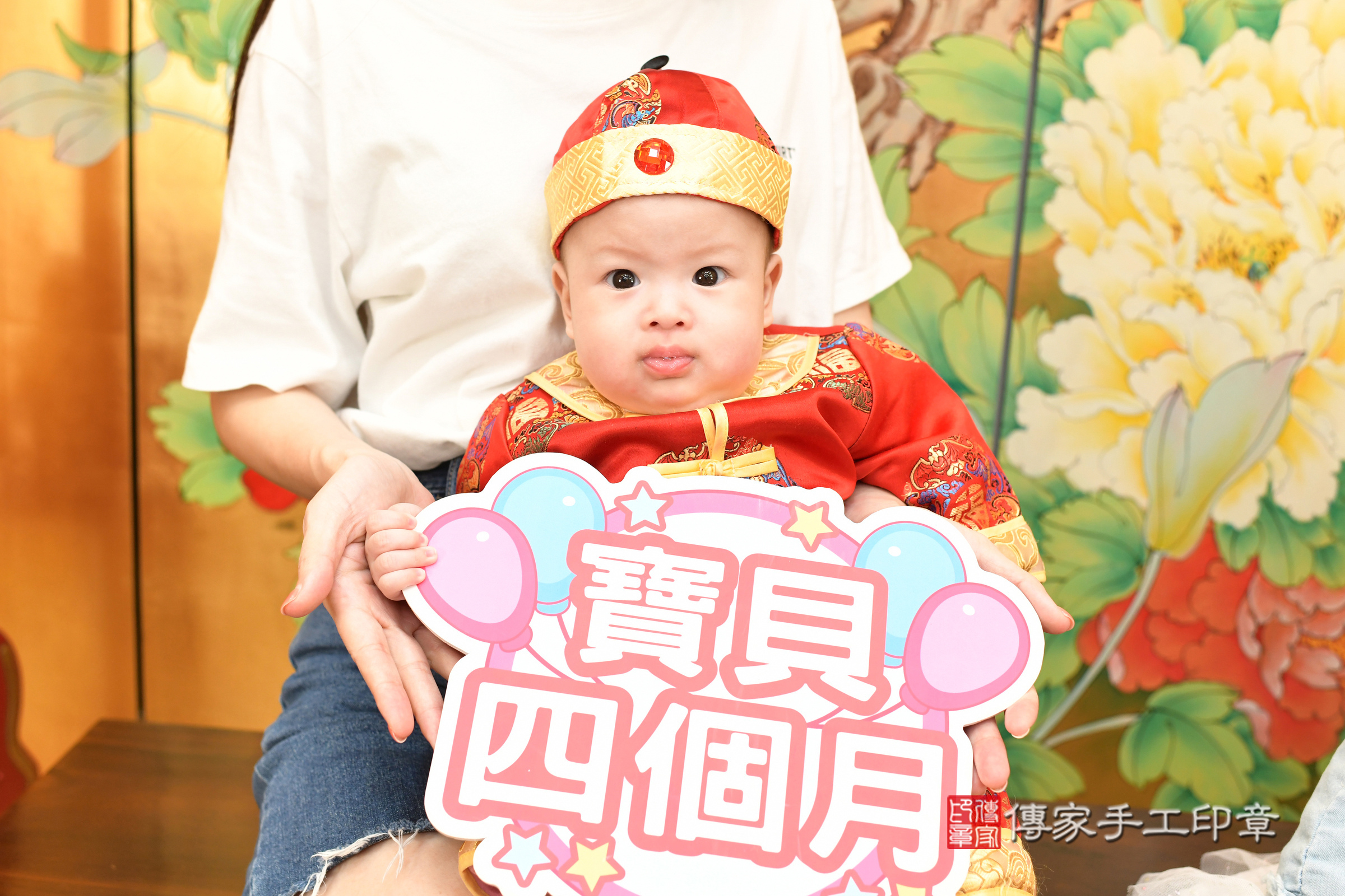 小垚寶寶收涎，小孩古裝禮服照。地點：傳家「台北店」古禮會場，照片1