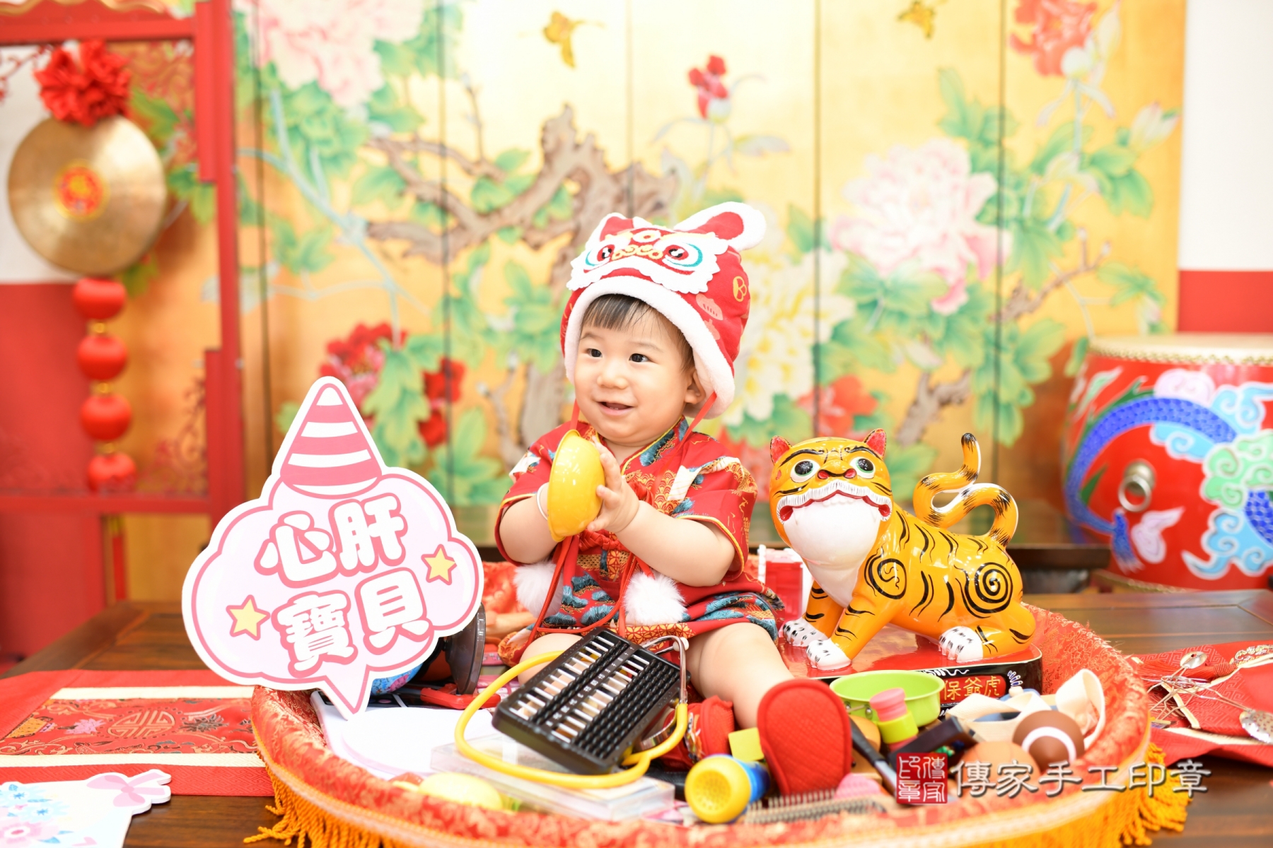 傳家台北店、抓周、古裝禮服照