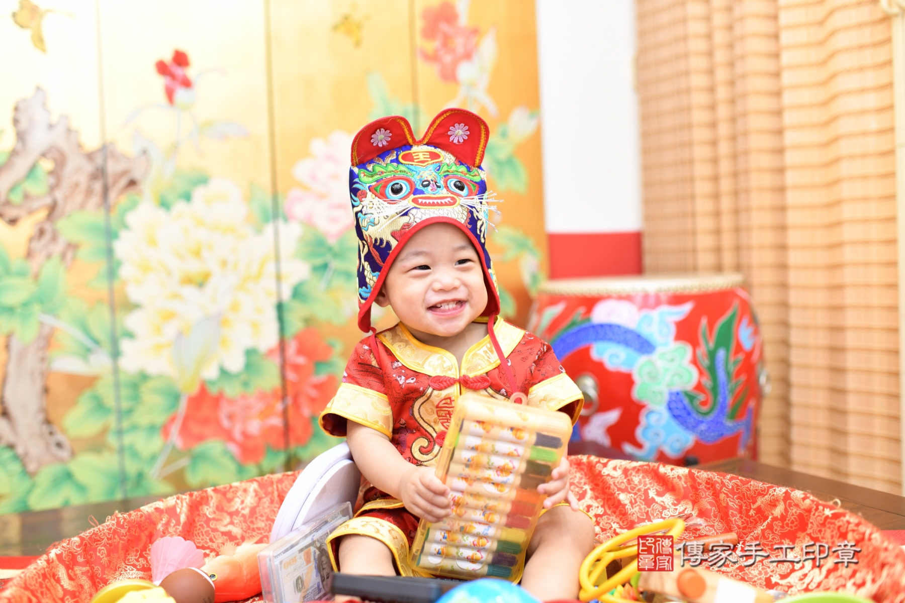 傳家台北店、抓周、古裝禮服照