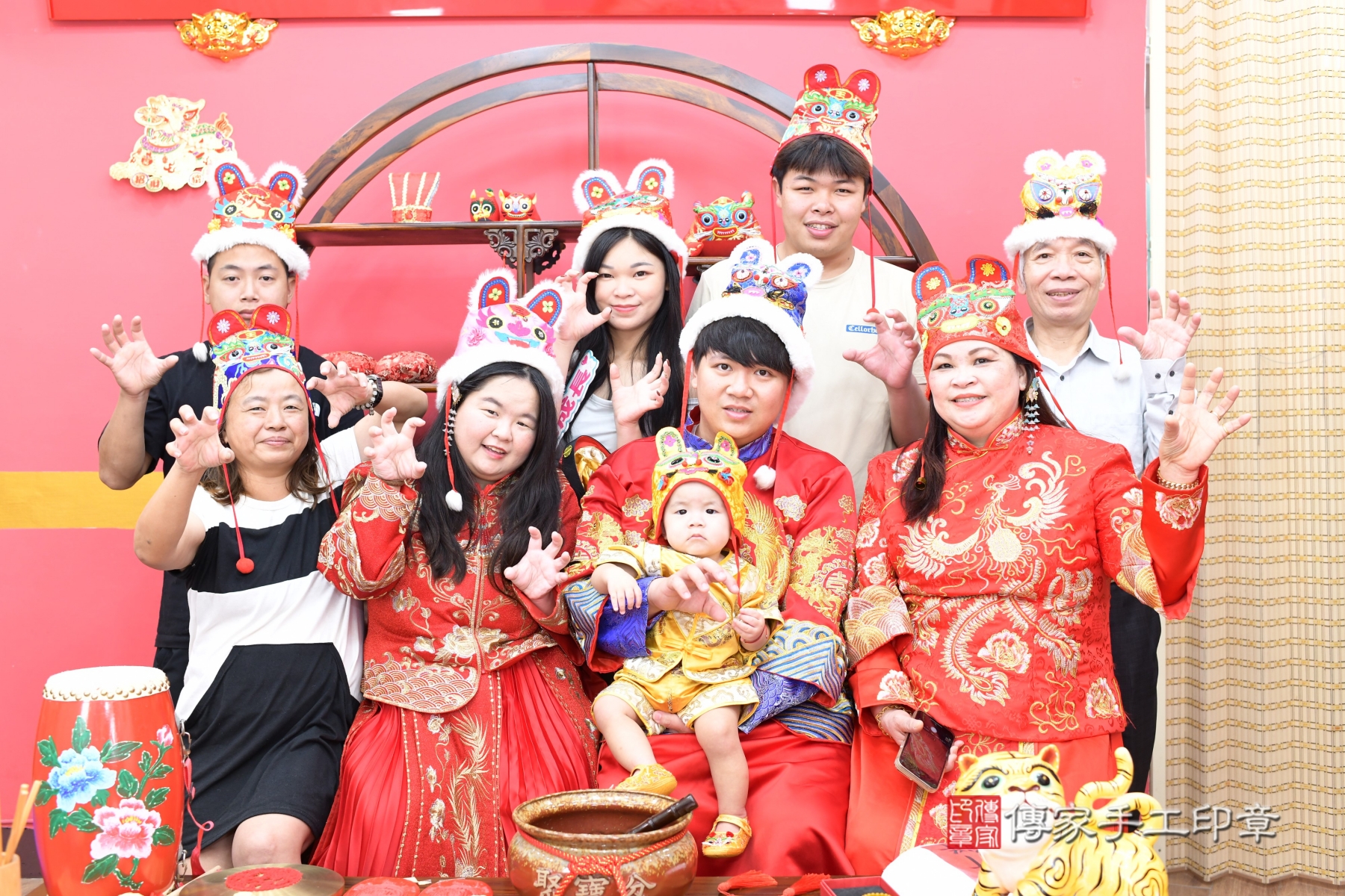 傳家新北店、抓周、古裝禮服照