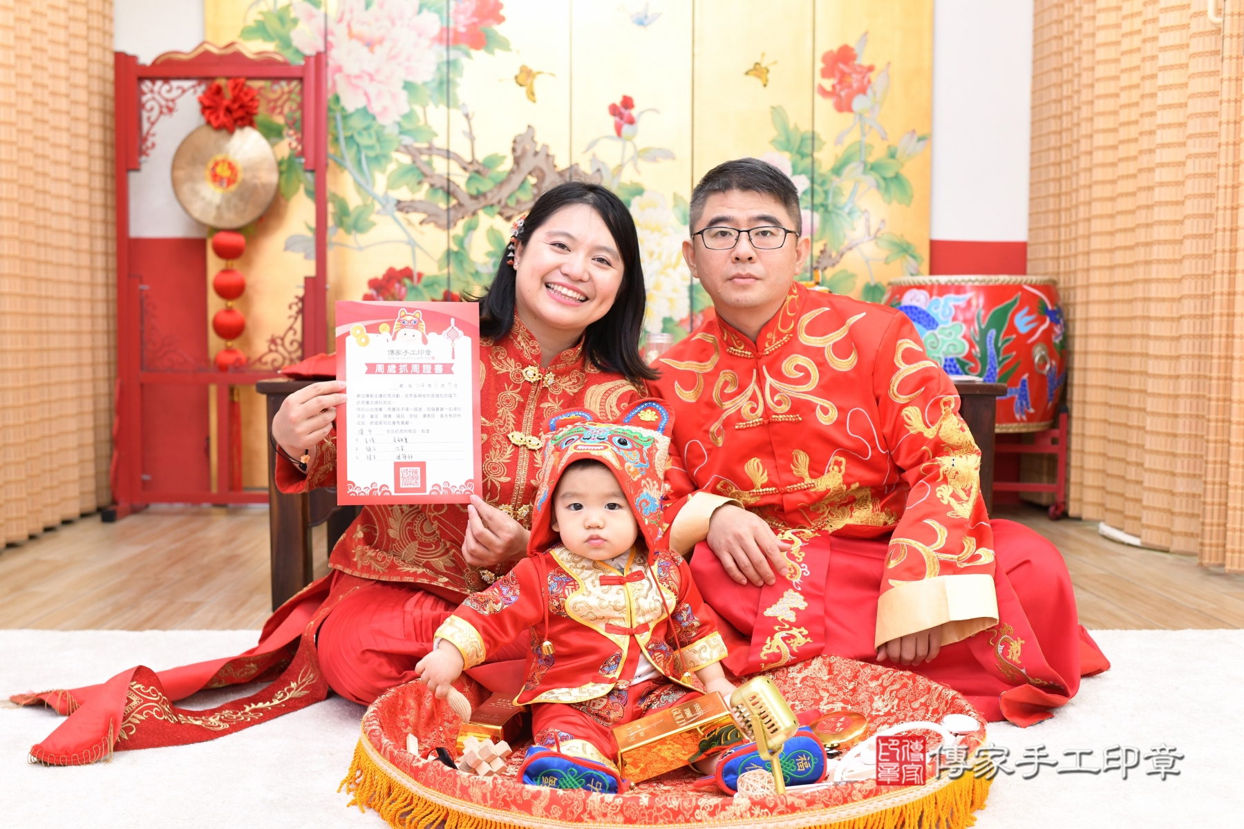 傳家台北店、抓周、古裝禮服照