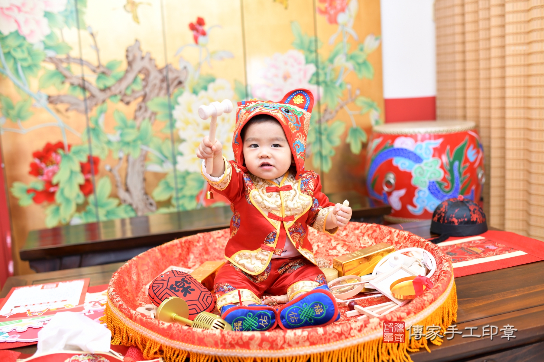 傳家台北店、抓周、古裝禮服照