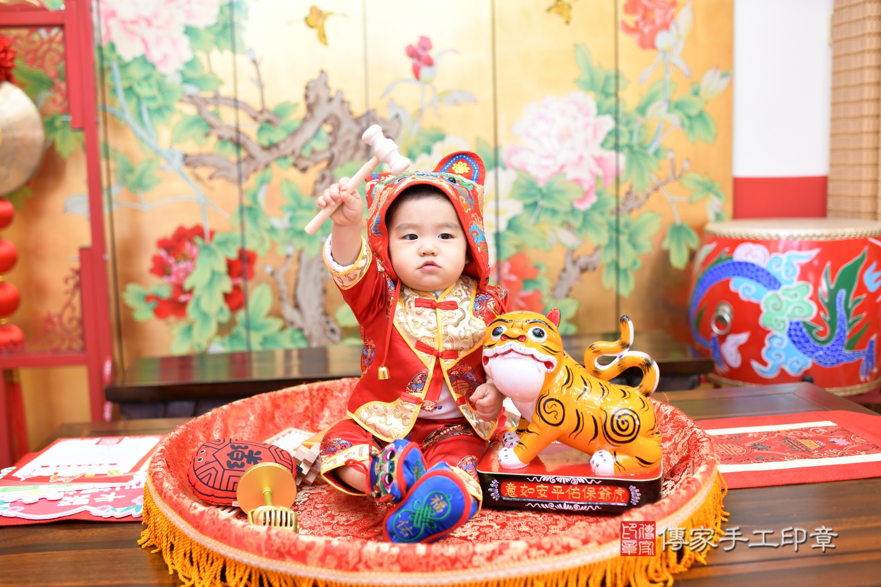 傳家台北店、抓周、古裝禮服照