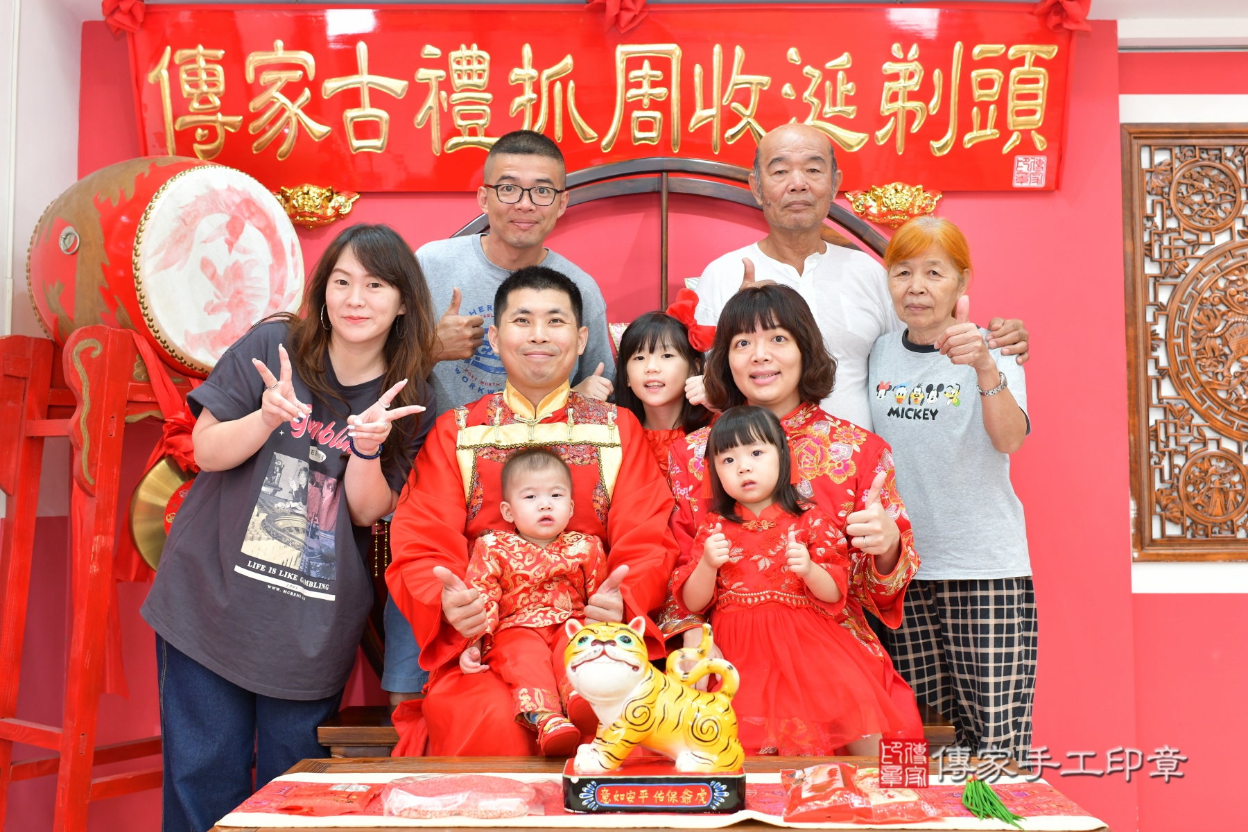 傳家台中店、抓周、古裝禮服照