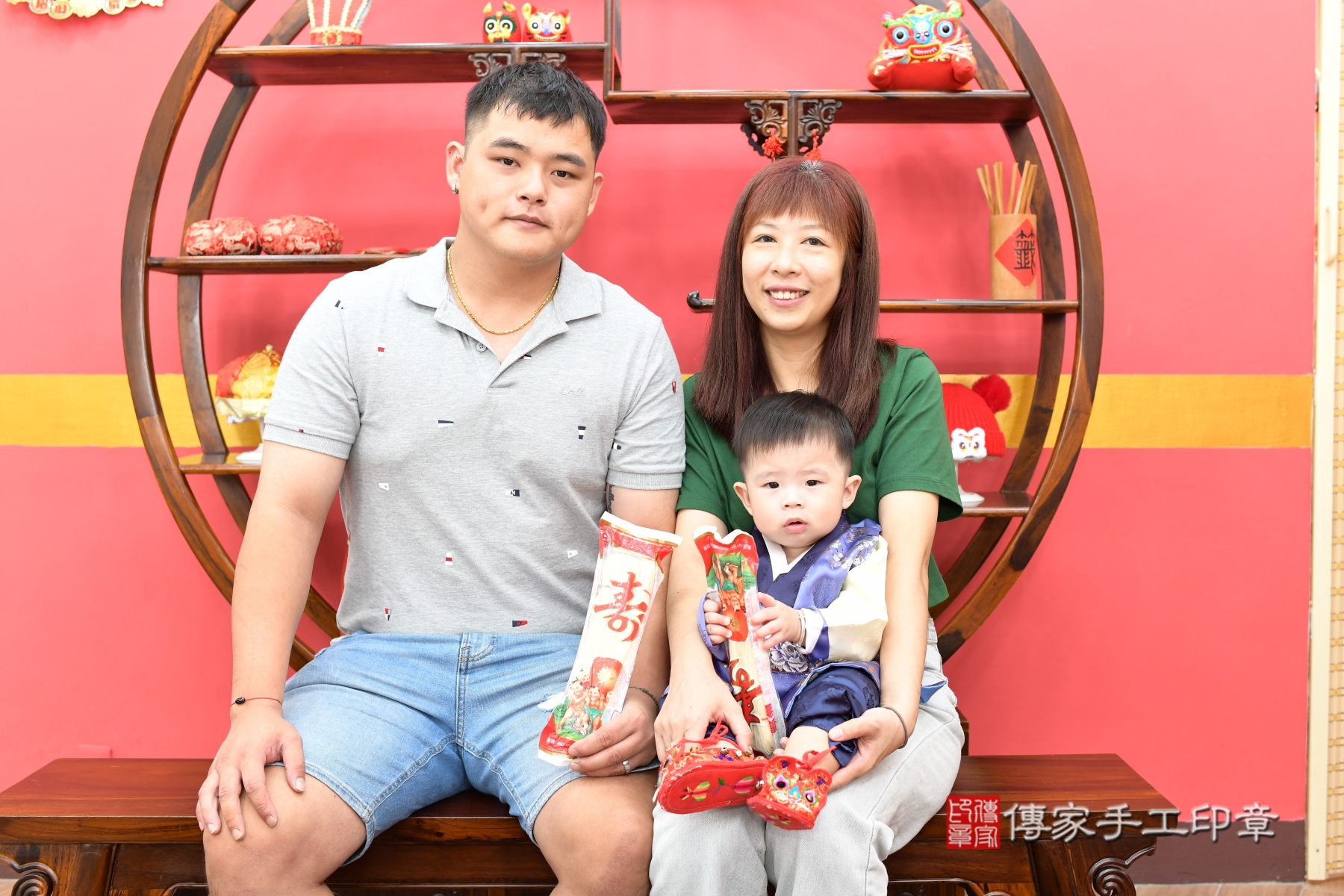 傳家新北店、抓周、古裝禮服照