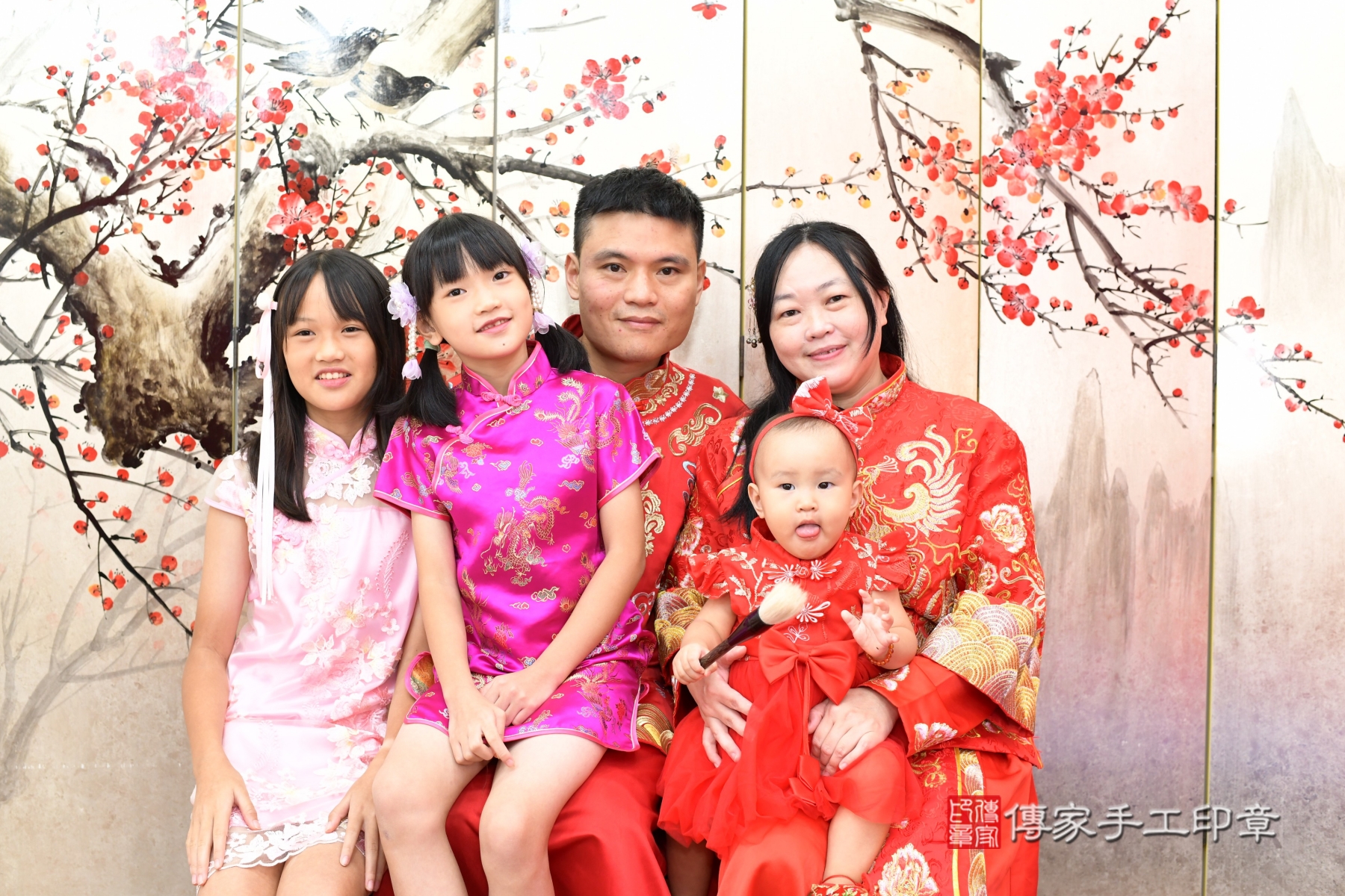 傳家台北店、抓周、古裝禮服照