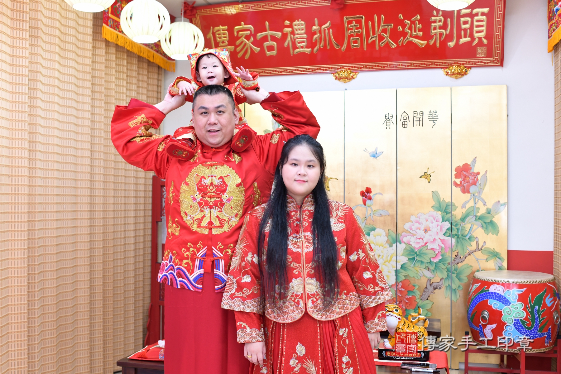 傳家台北店、抓周、古裝禮服照