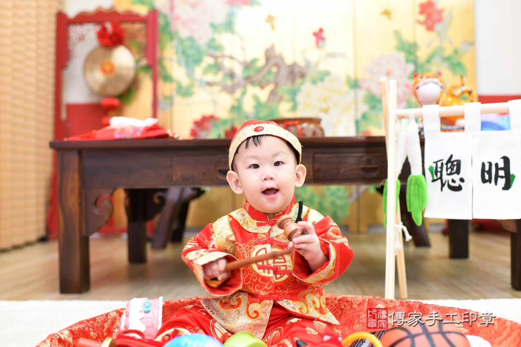 傳家台北店、抓周、古裝禮服照