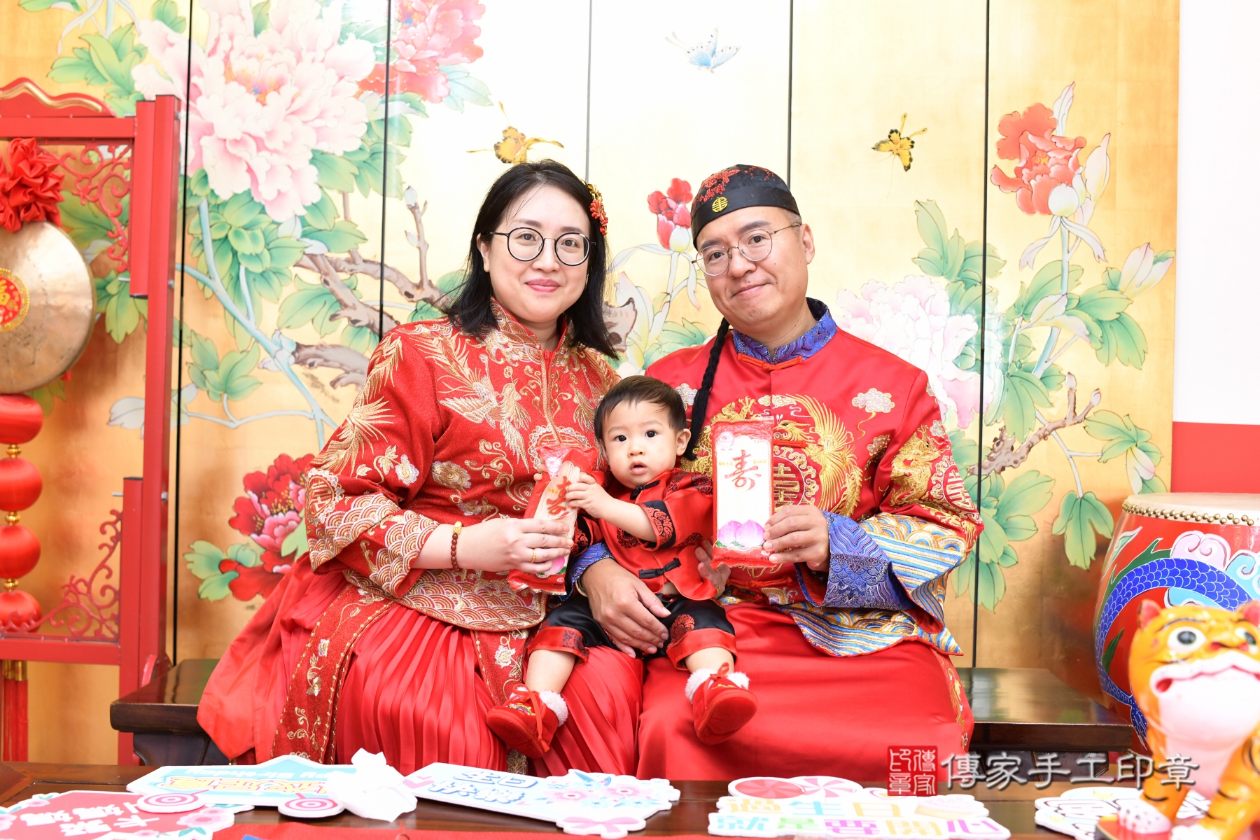 傳家台北店、抓周、古裝禮服照