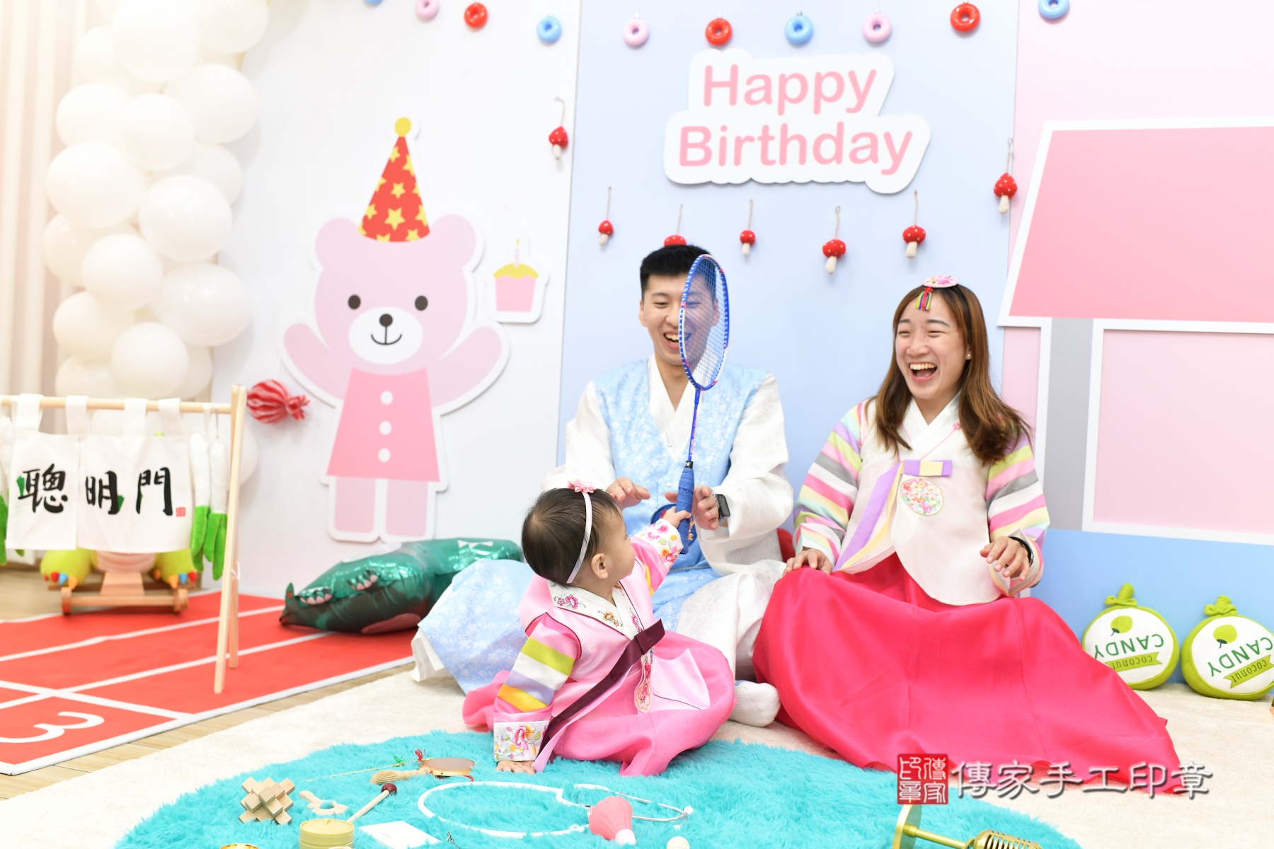 傳家台北店、抓周、古裝禮服照