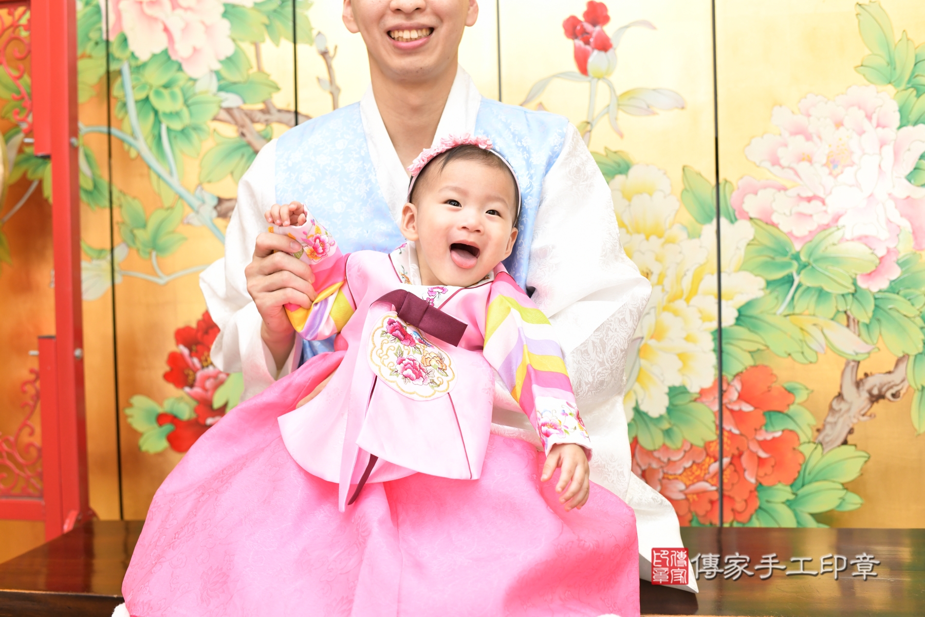 傳家台北店、抓周、古裝禮服照