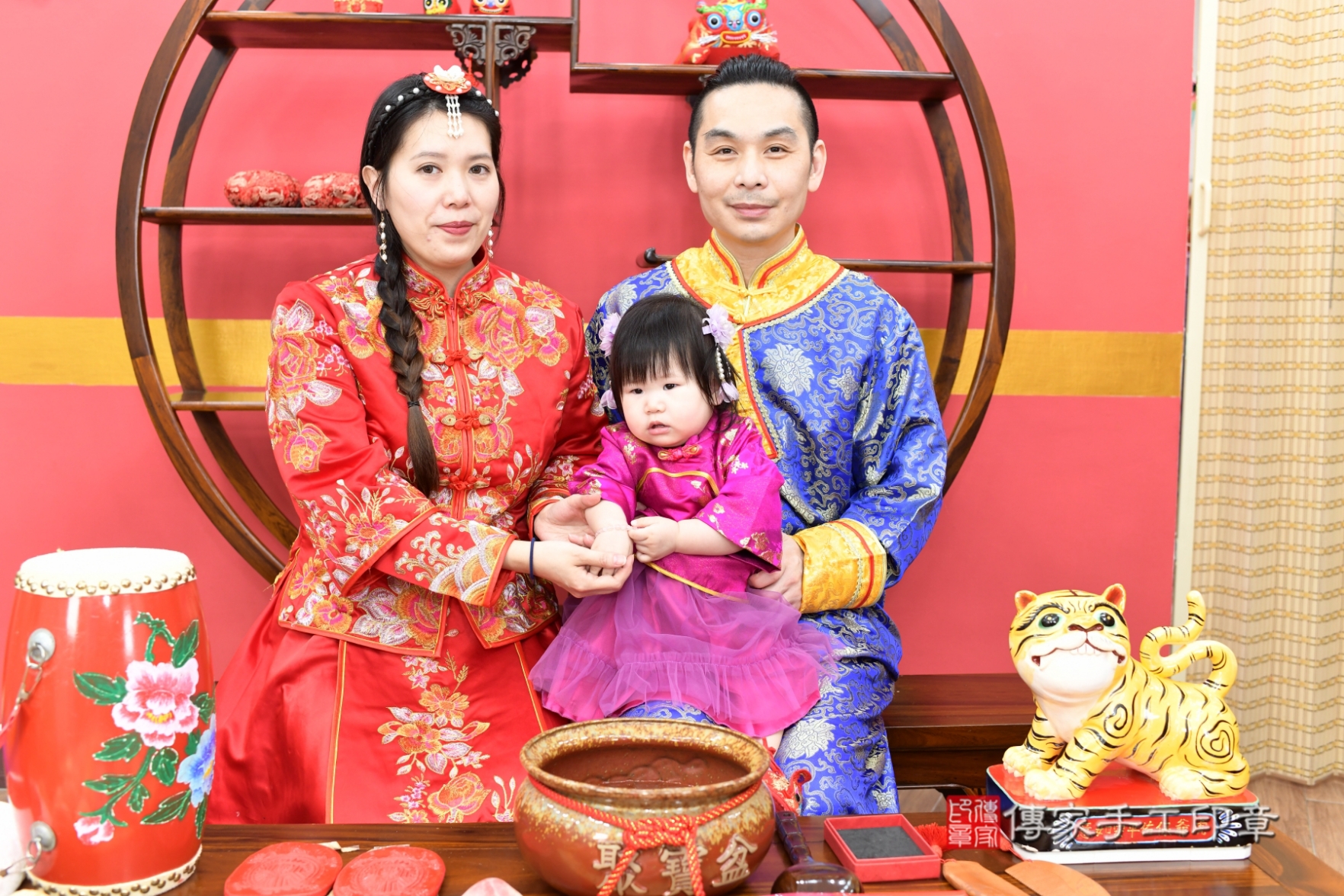 傳家新北店、抓周、古裝禮服照