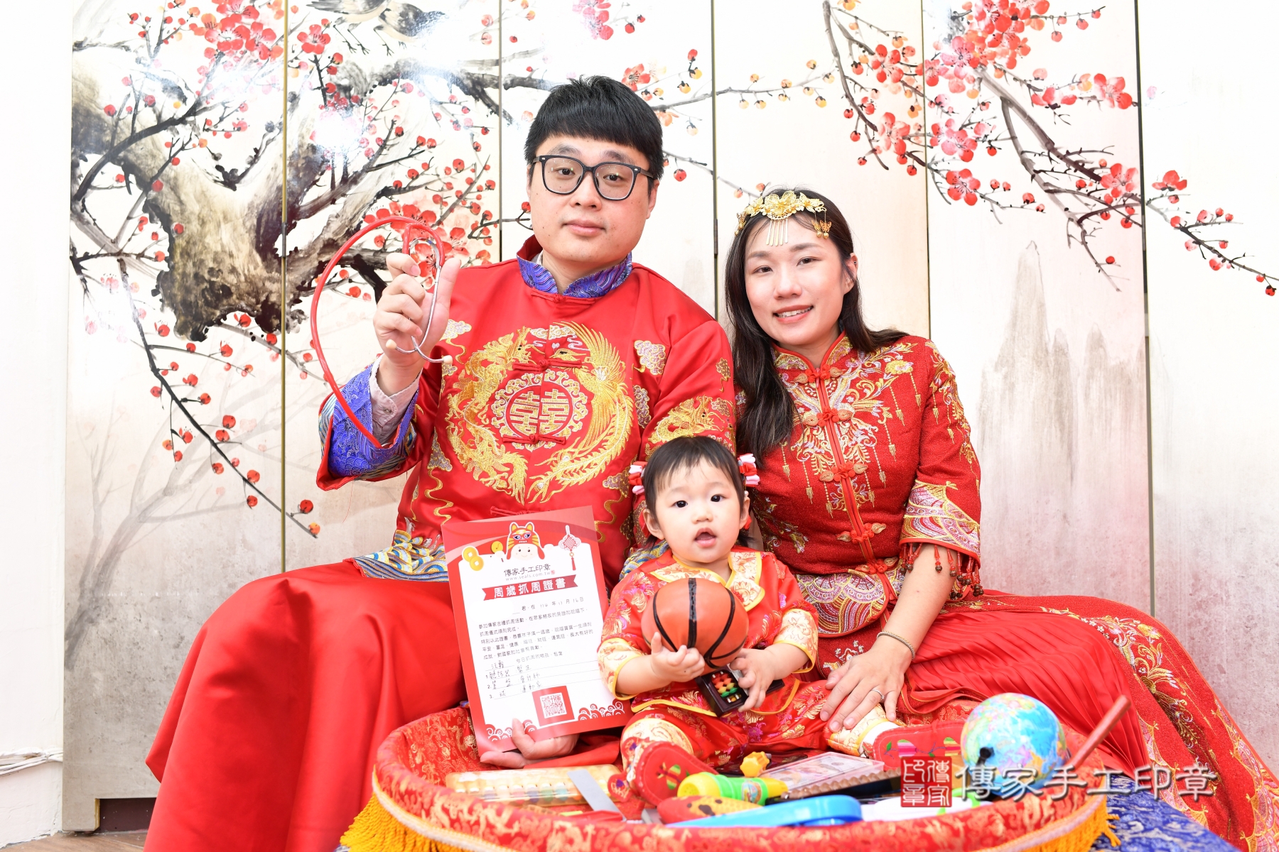 傳家新北店、抓周、古裝禮服照