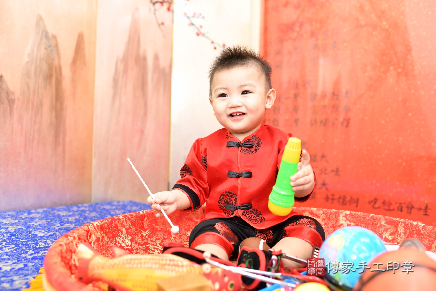 傳家新北店、抓周、古裝禮服照